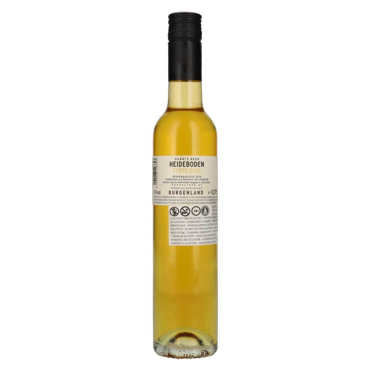 Hannes Reeh Heideboden Cuvée Sweet 2019 10% ABV 0.375 l