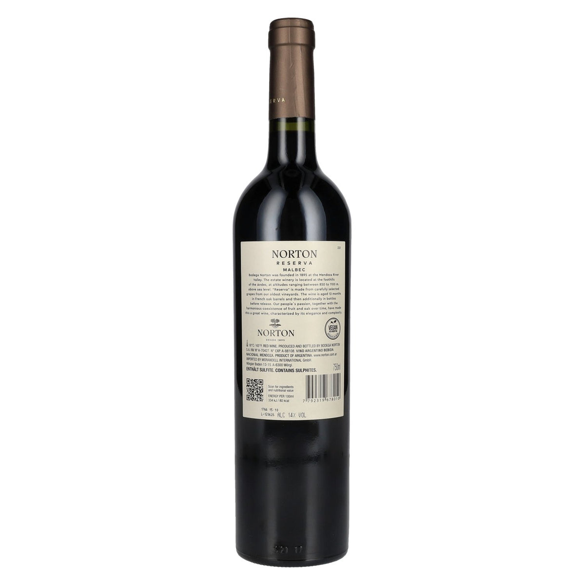 Bodega Norton Reserva Malbec 2025 14% Vol. 0,75l