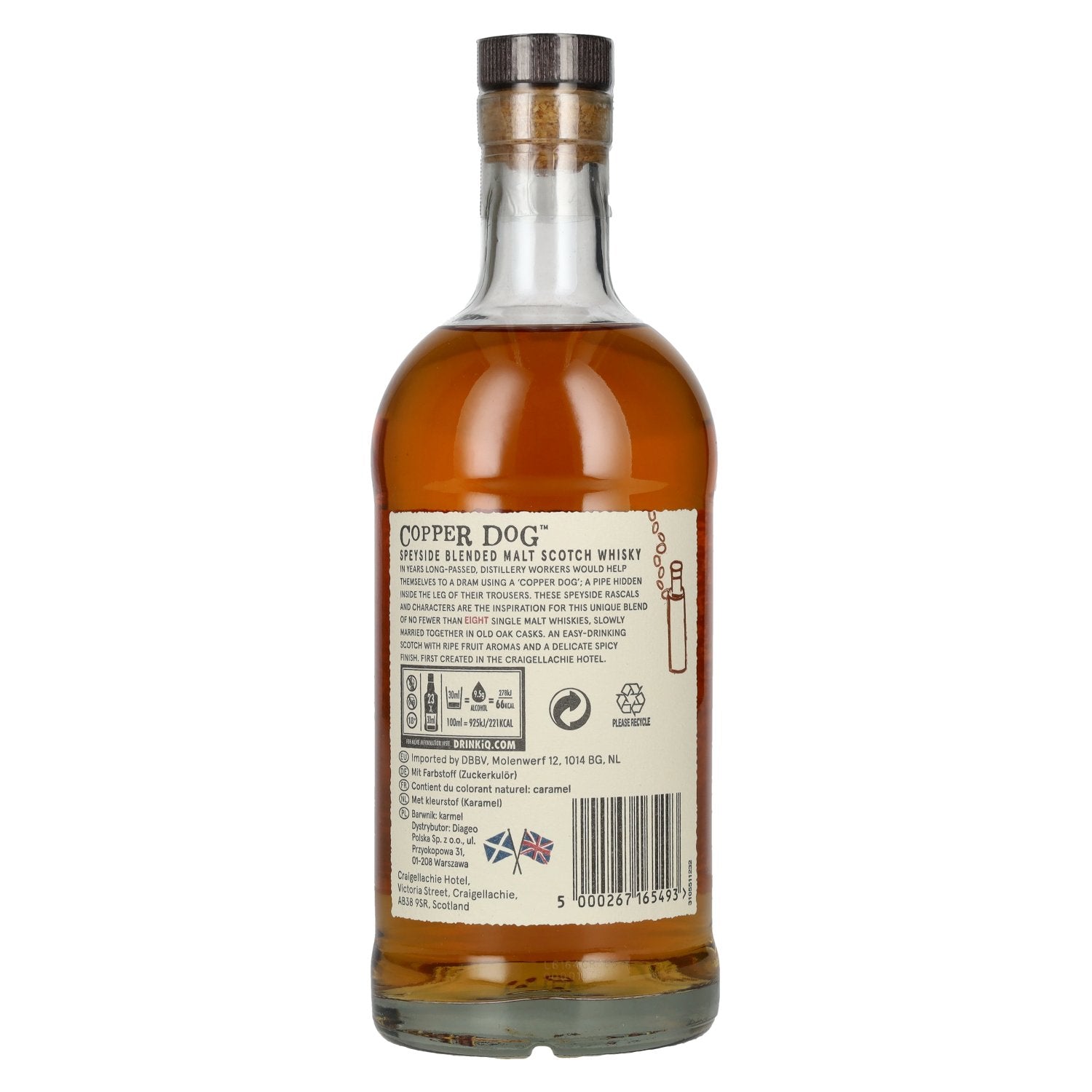 Copper Dog Speyside Blended Malt Scotch Whisky 40% Vol. 0,7l