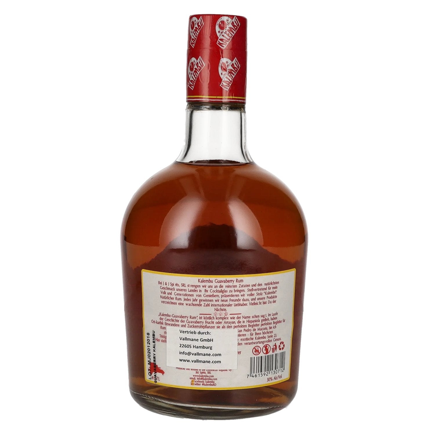 Kalembú Caribbean Guavaberry Spiced Rum 30% Vol. 0,7l