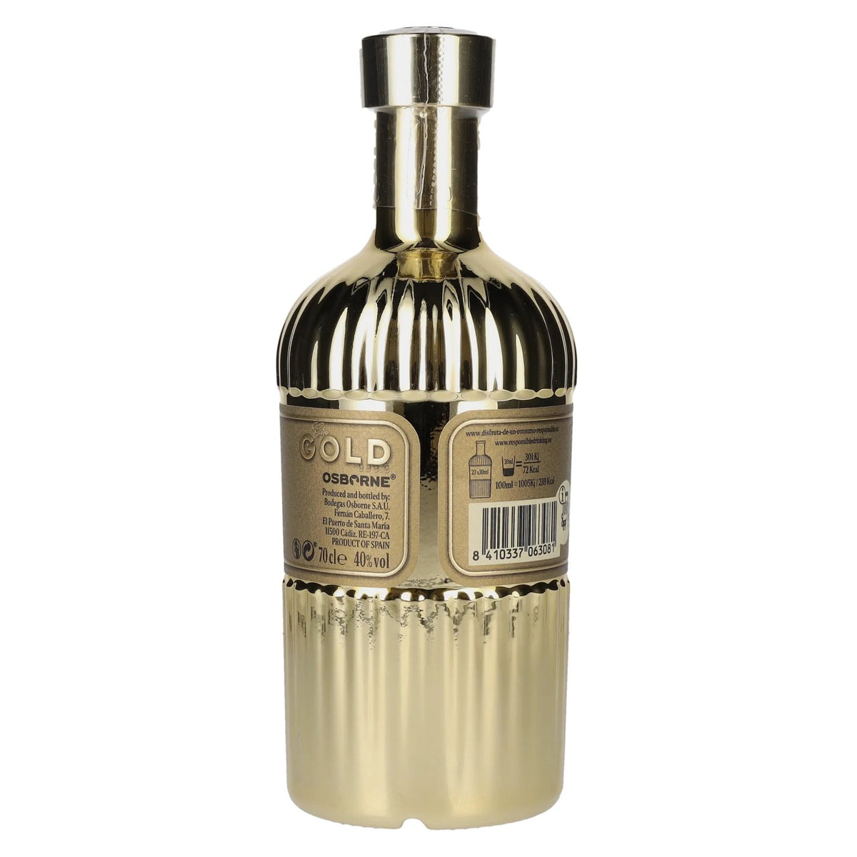 Gold 999.9 Finest Tangerines Gin 40% ABV 0.7l