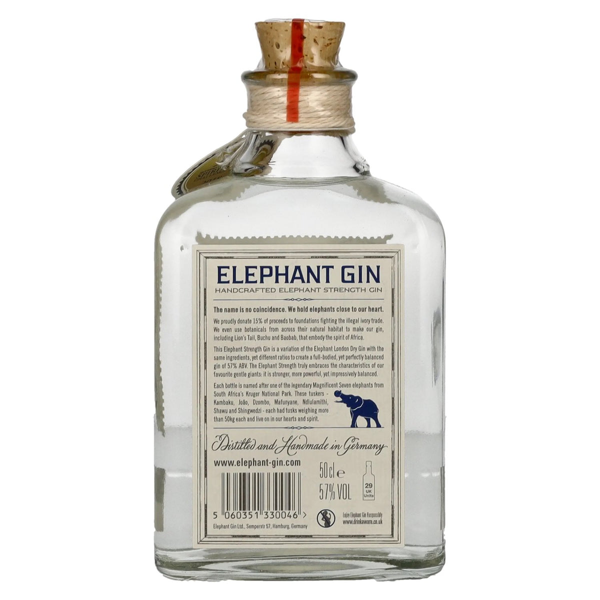 Elephant Gin Elephant Strength 57% vol. 0,5 l