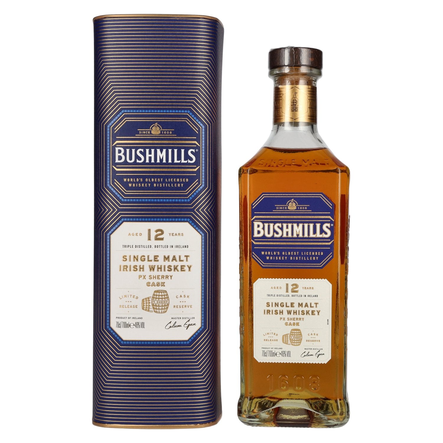 Bushmills 12 Years Old PX SHERRY CASK Single Malt Irish Whiskey Limited Release 46% Vol. 0,7l in Geschenkbox