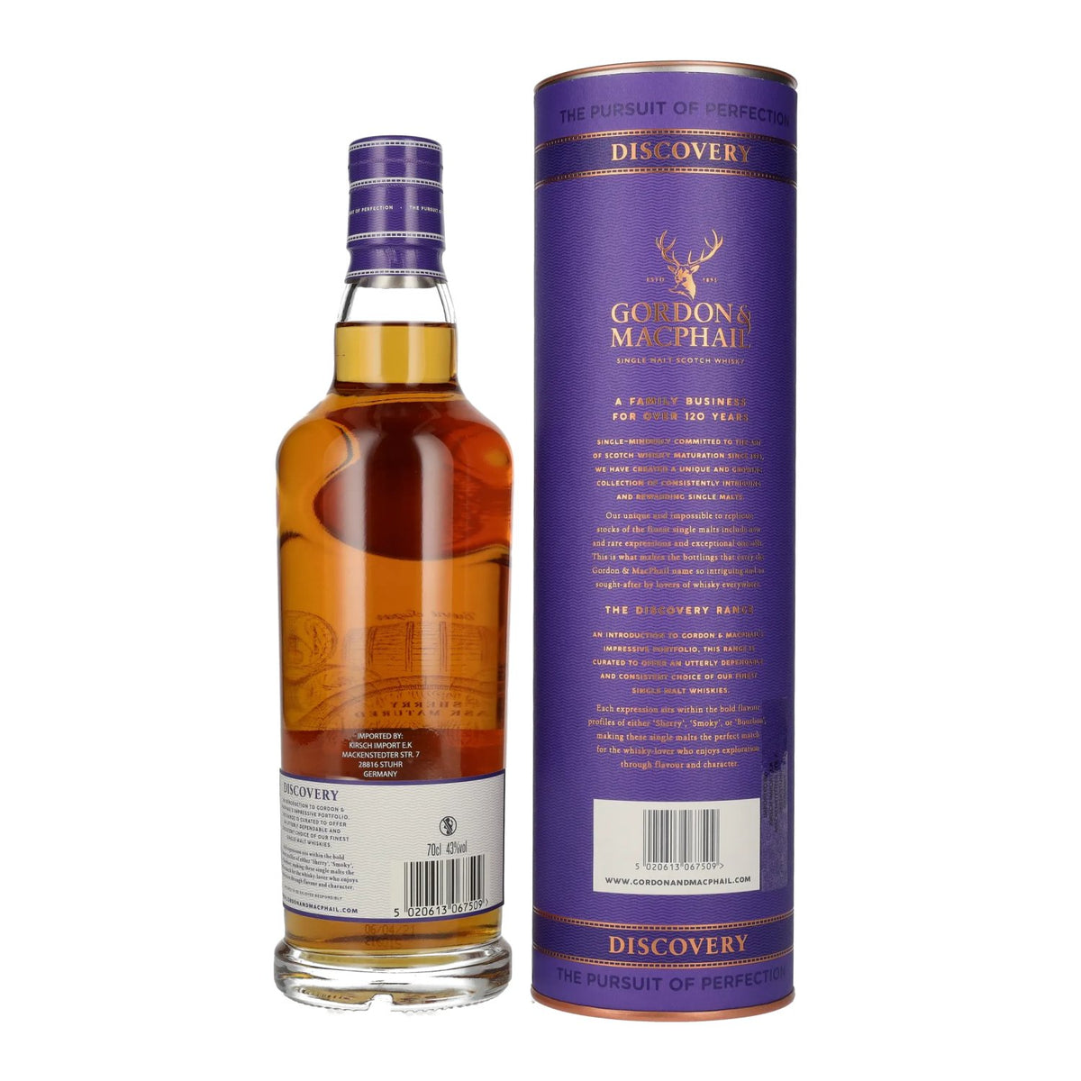 Gordon &amp; MacPhail Bunnahabhain 11 Years Old DISCOVERY Single Malt 43% vol. 0,7 l in geschenkverpakking