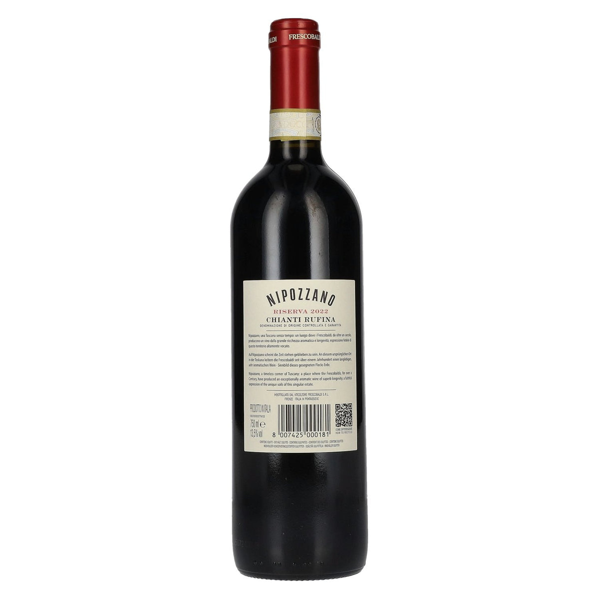 Frescobaldi NIPOZZANO Chianti Rúfina Riserva DOCG 2022 13,5 % vol. 0,75 l
