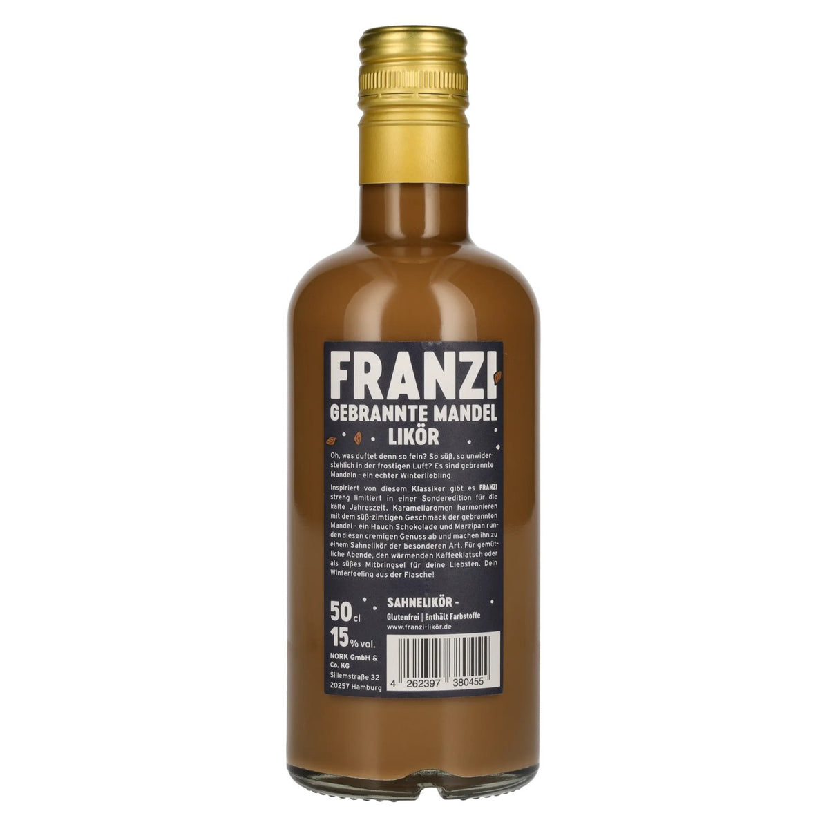 Franzi Gebrannte Mandel Likör 15% Vol. 0,5l