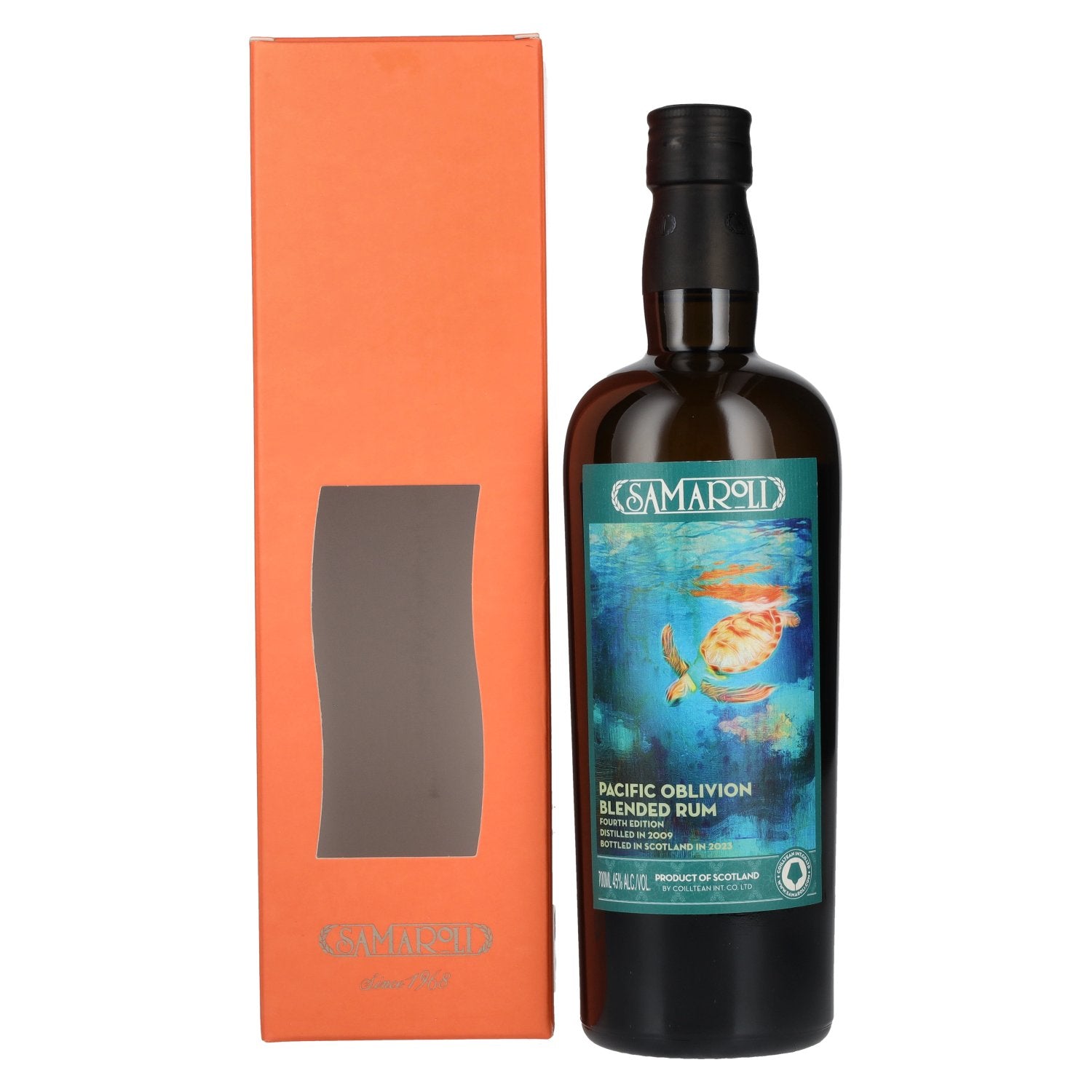 Samaroli Pacific Oblivion Blended Rum 2009 45% Vol. 0,7l in geschenkverpakking