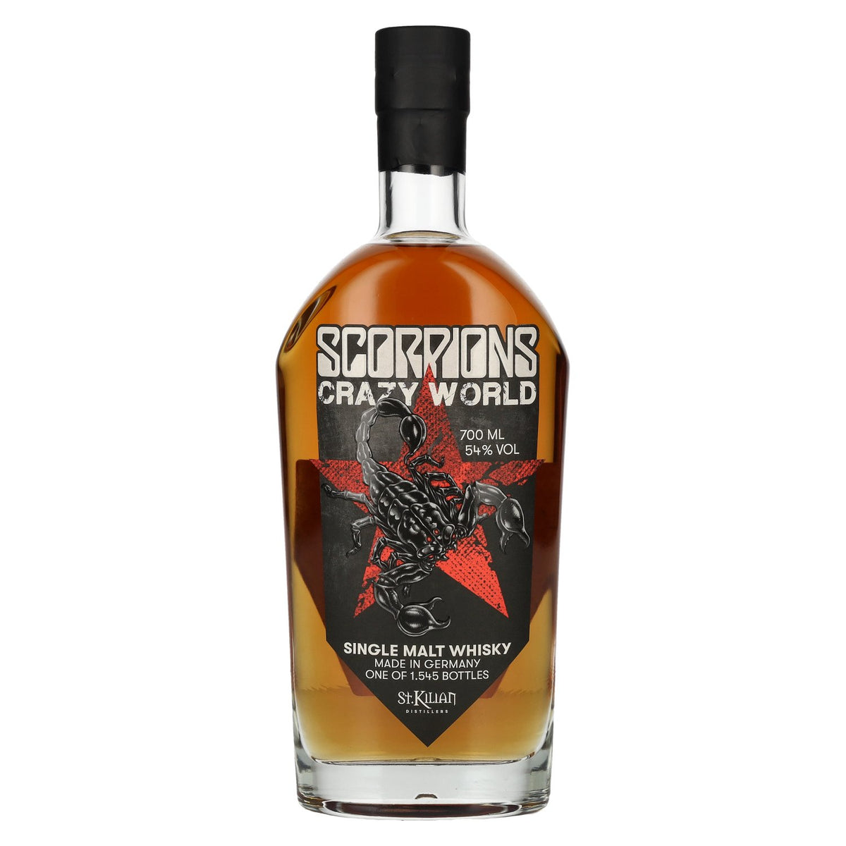 St. Kilian SCORPIONS CRAZY WORLD Single Malt Whisky 54% vol. 0,7 l