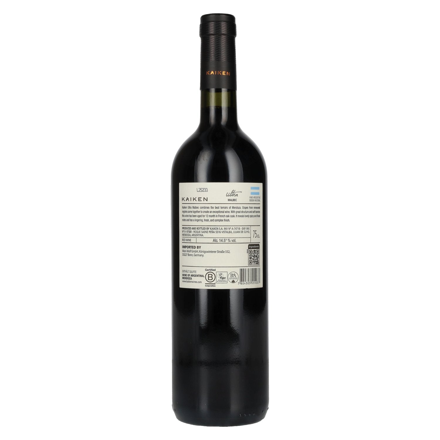 Kaiken Ultra Malbec 2022 14,5% Vol. 0,75l