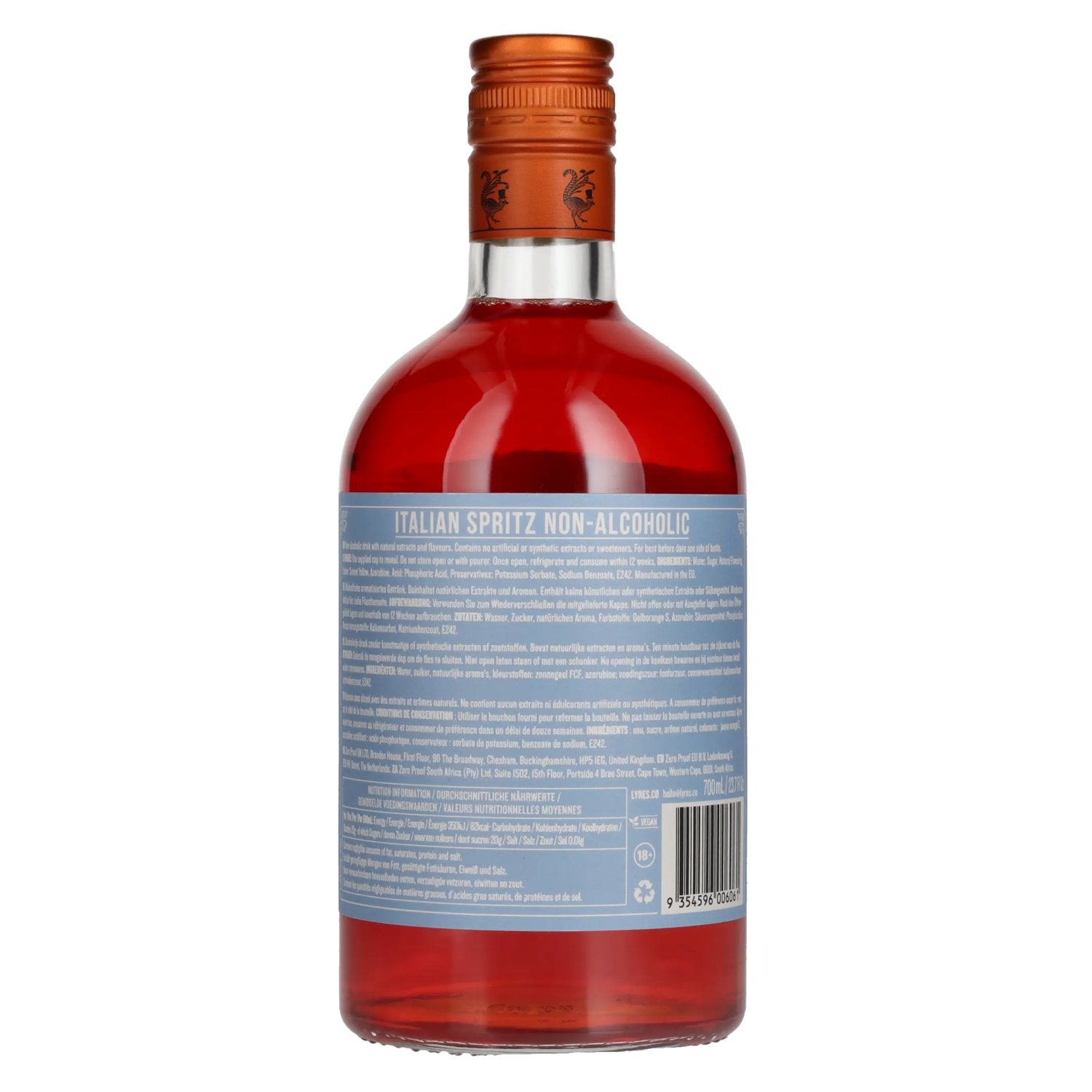 Lyre's ITALIAN SPRITZ Non-Alcoholic 0.7l