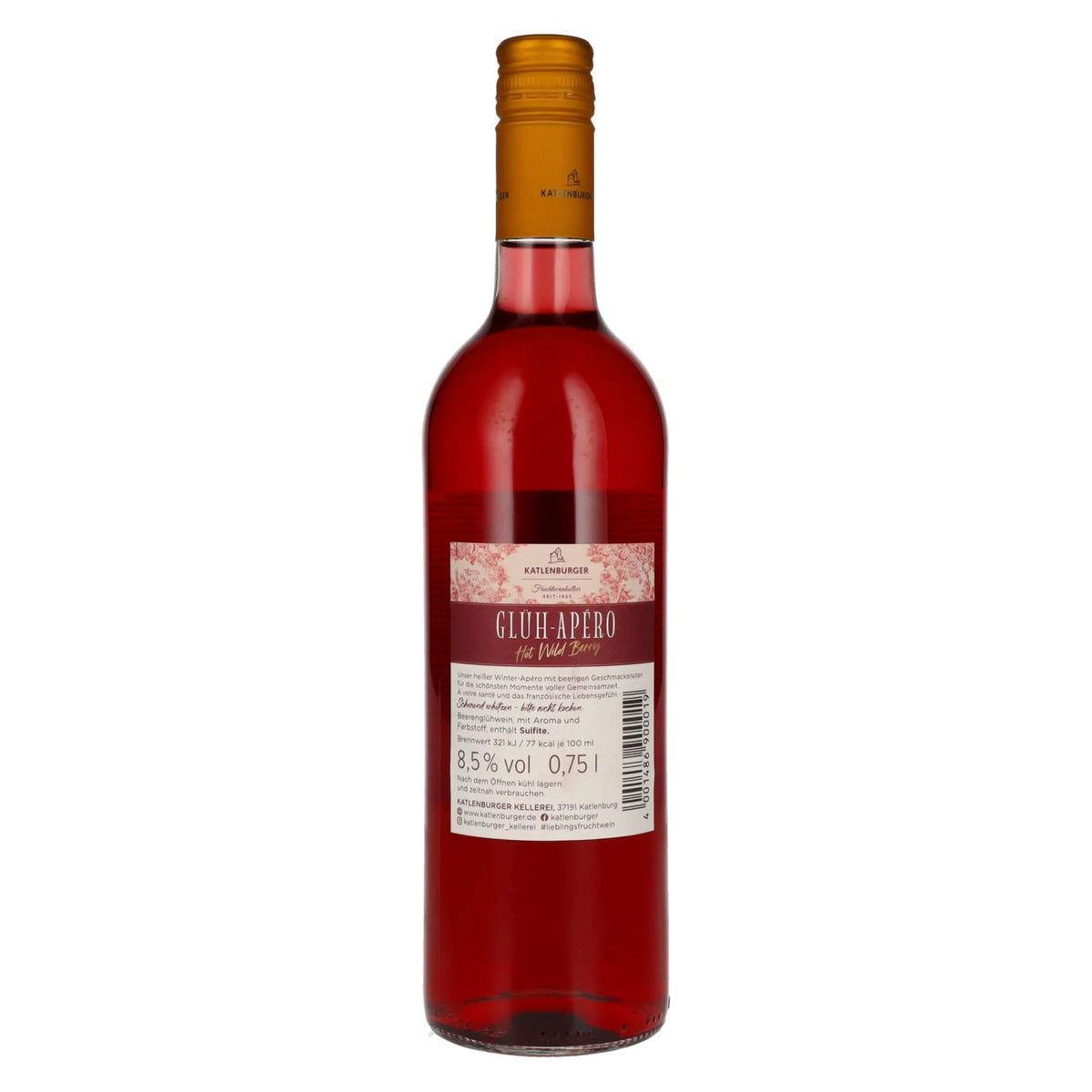 Katlenburger Glüh-Apéro Hot Wild Berry 8,5% Vol. 0,75l