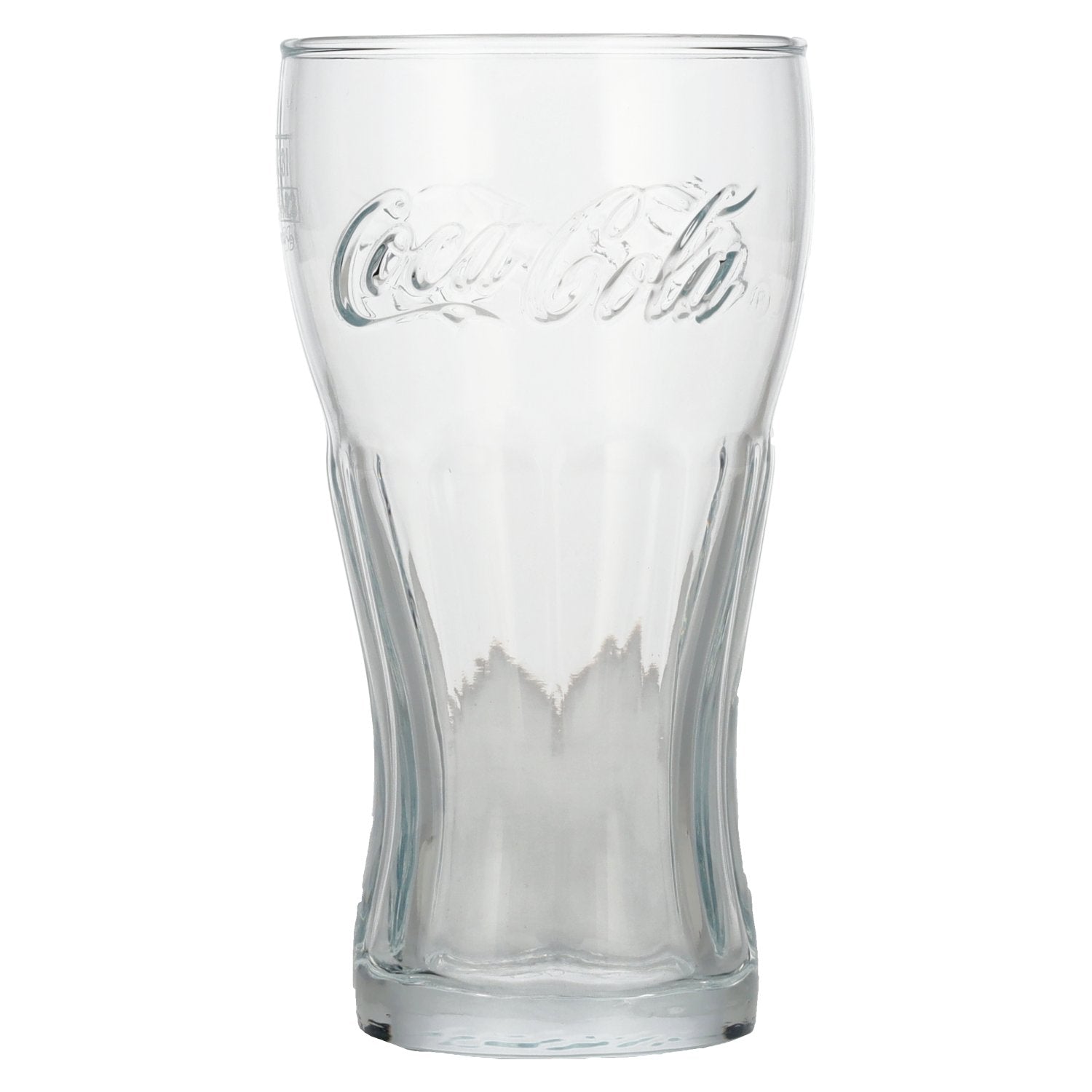 Coca Cola contour glass 0.3 litre with calibration