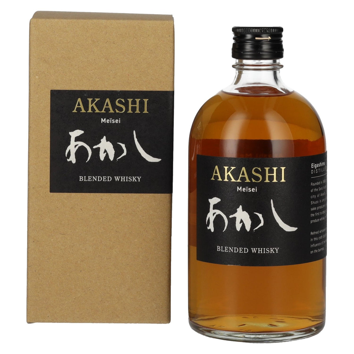 AKASHI Meïsei Blended Whisky 40% Vol. 0,5l in Geschenkbox