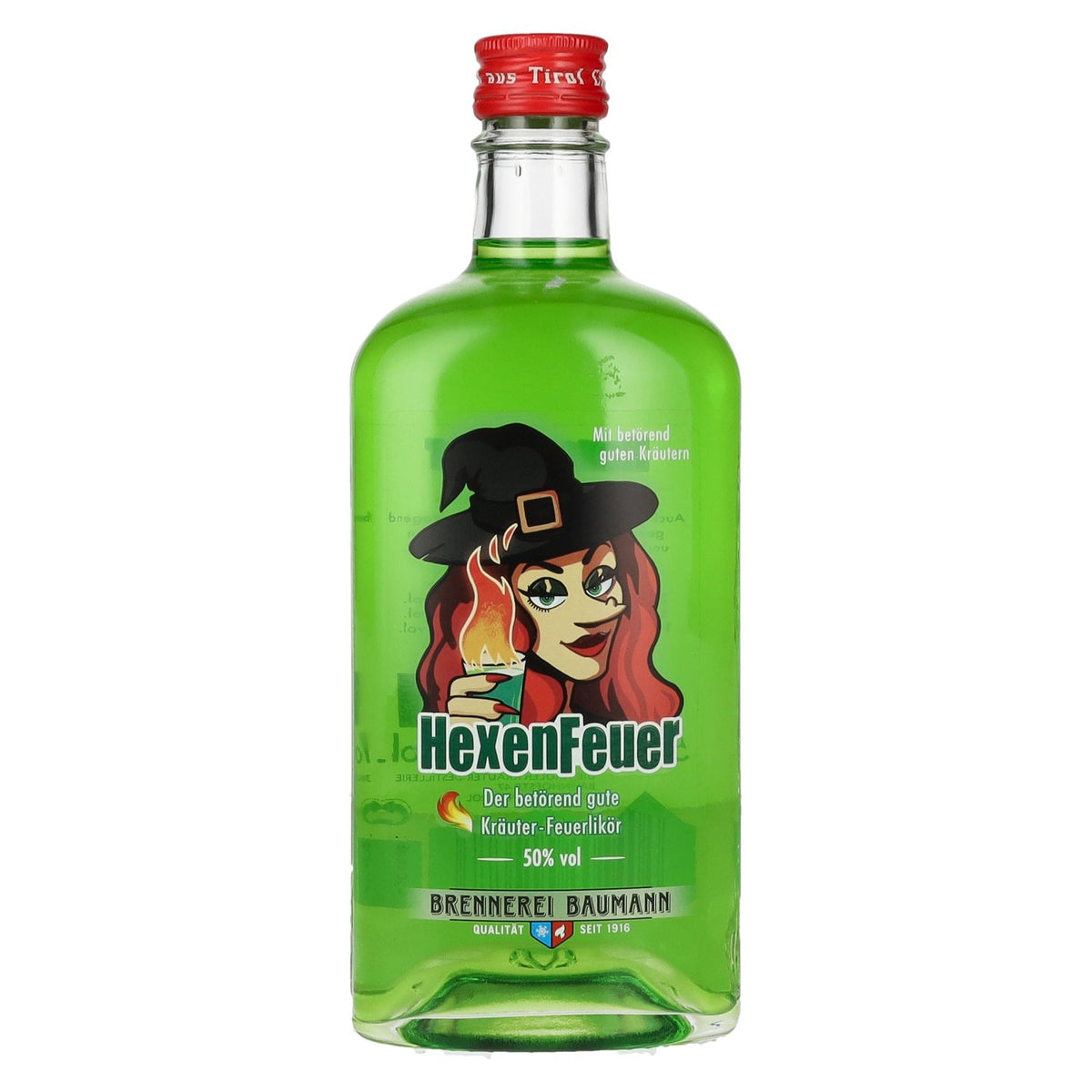 Baumann HexenFeuer kruidenvuurlikeur 50% vol. 0.5l
