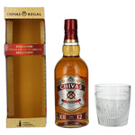 Chivas Regal 12 Years Old Blended Scotch Whisky 40% Vol. 0,7l mit Tumbler Glas