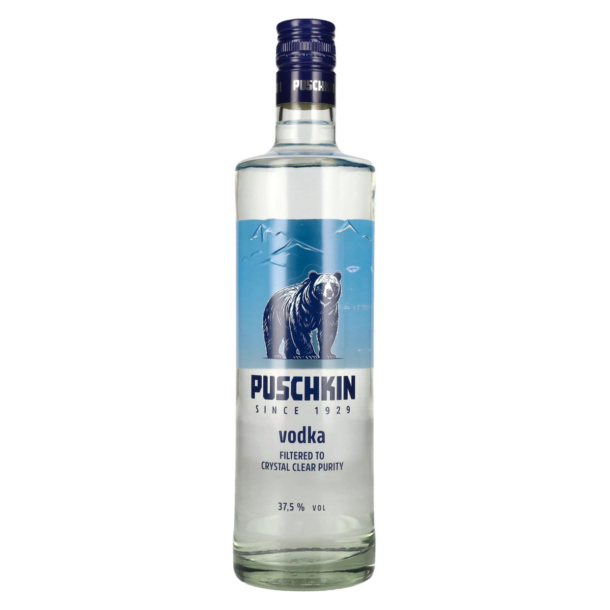 Puschkin Ice-Filtered Vodka 37,5% vol. 0,7 l