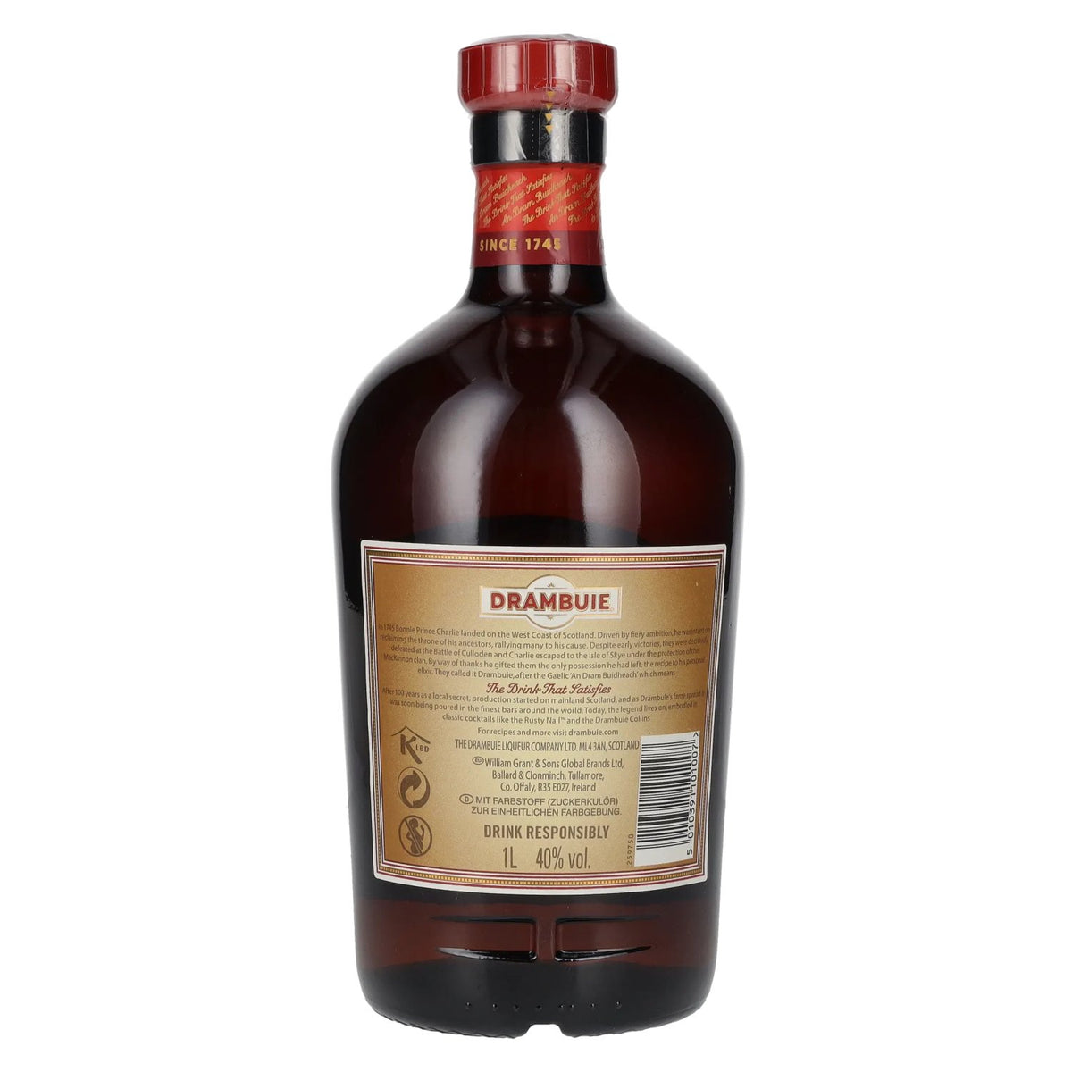 Drambuie Isle of Skye Liqueur 40% ABV 1 litre