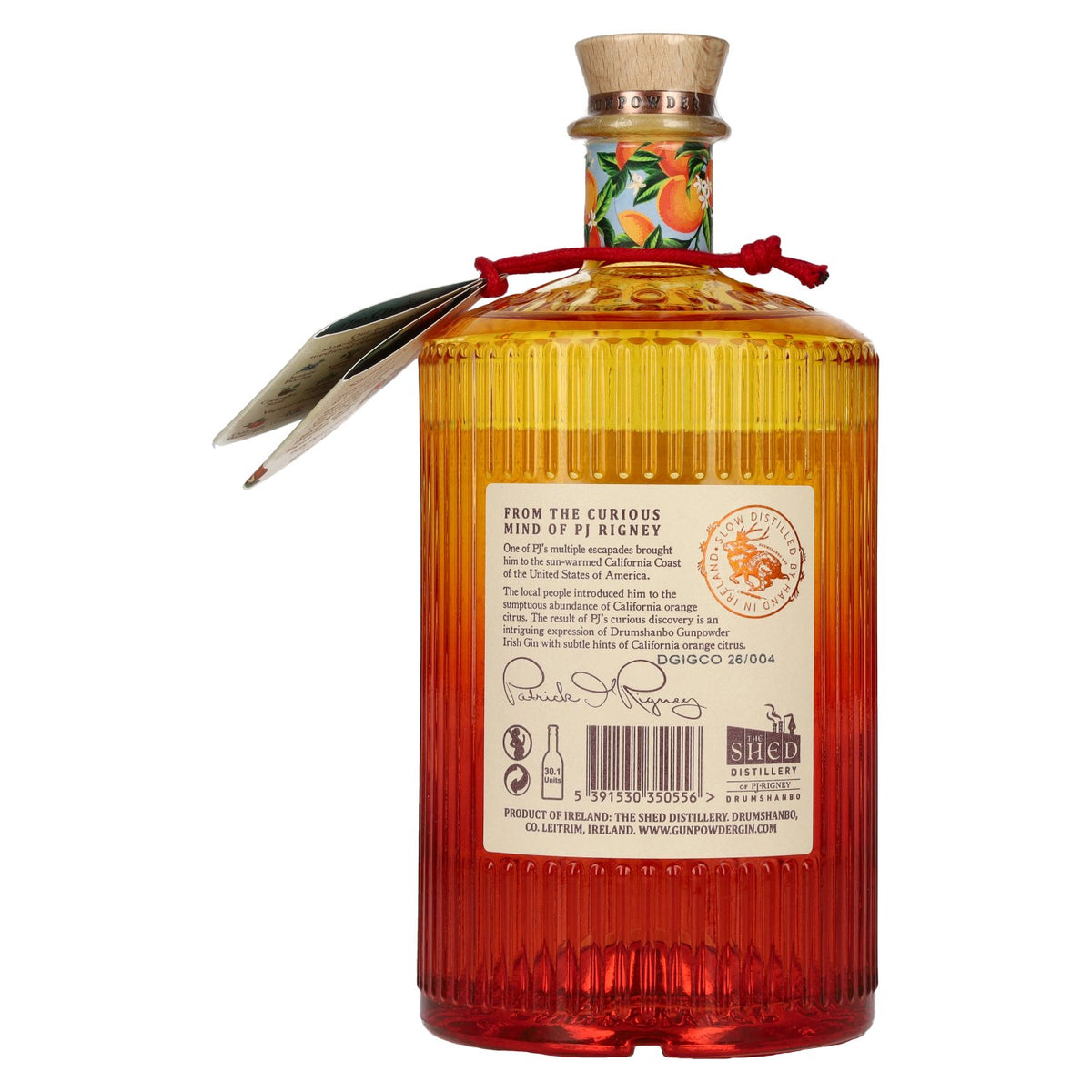 Drumshanbo Gunpowder Irish Gin with California Orange Citrus 43% Vol. 0,7l in Geschenkbox mit Glas