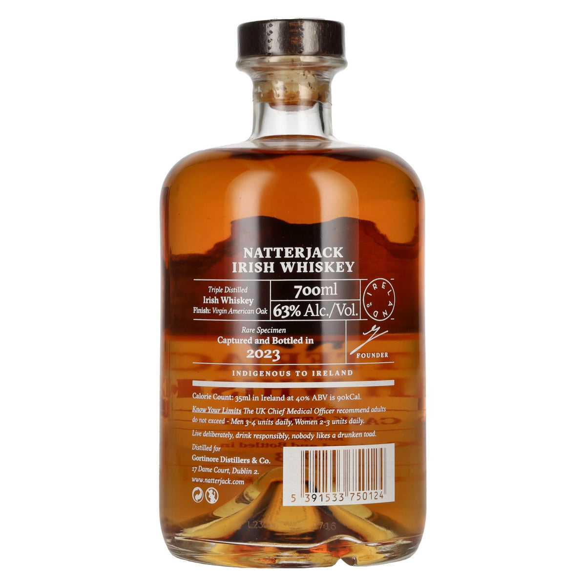 Natterjack Irish Whiskey Cask Strength 2023 63% vol. 0,7 l