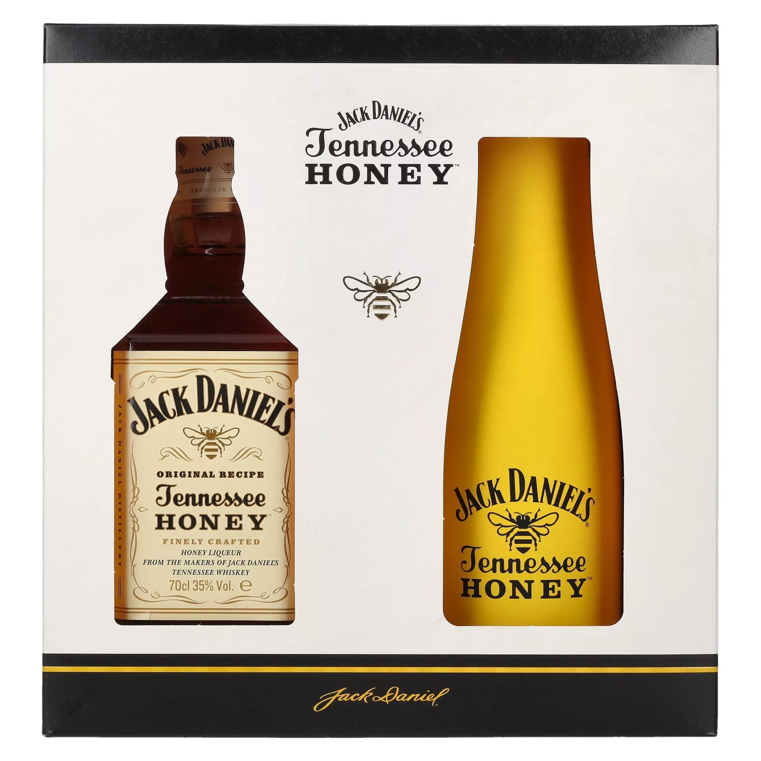 Jack Daniel's Tennessee HONEY 35% Vol. 0.7l in gift box with thermos flask