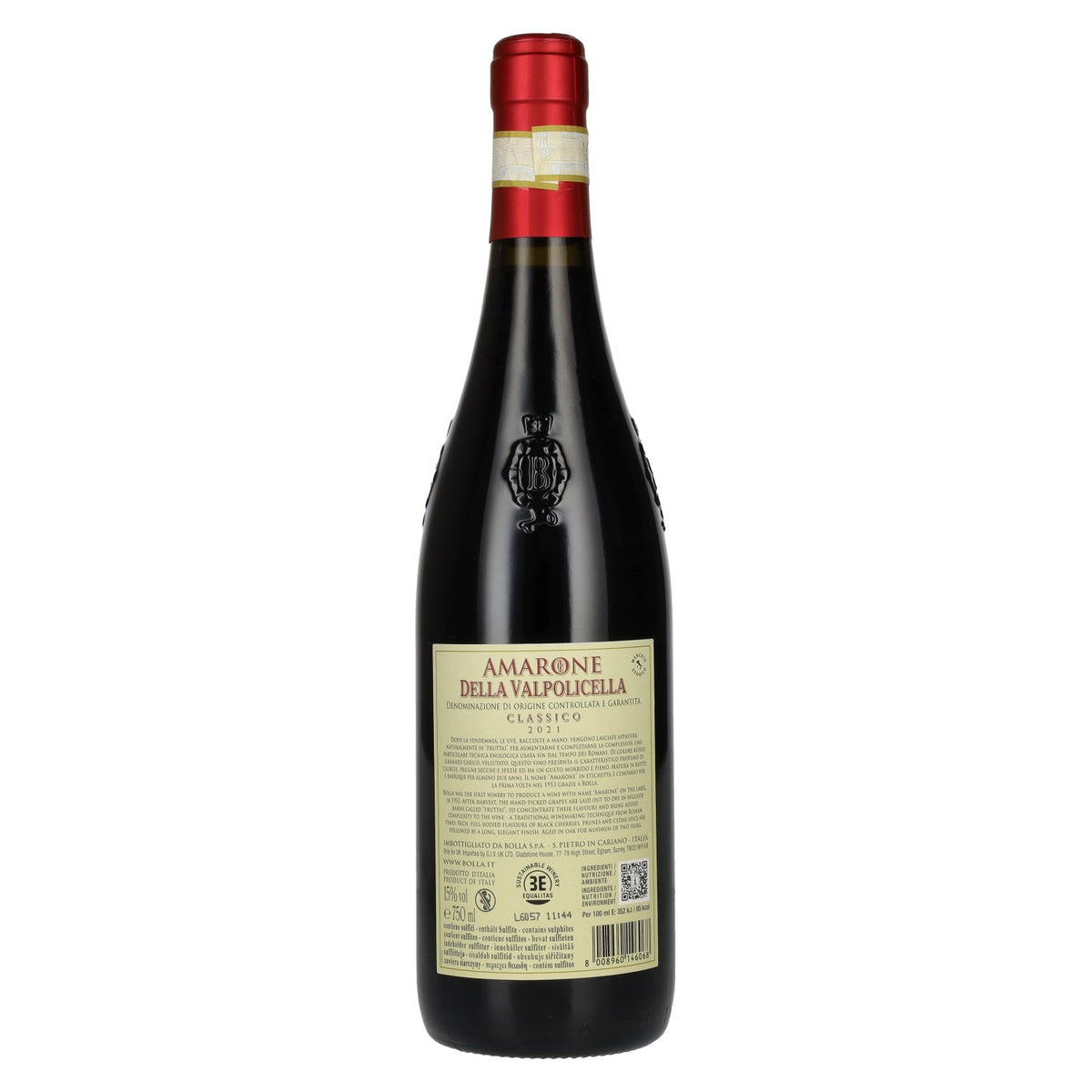Bolla Amarone della Valpolicella Classico DOCG 2021 15% Vol. 0,75l