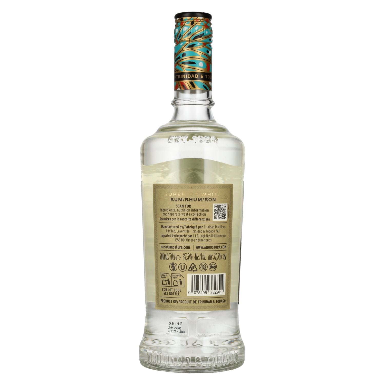 Angostura 3 Years Old Superior White Rum 37,5% Vol. 0,7l