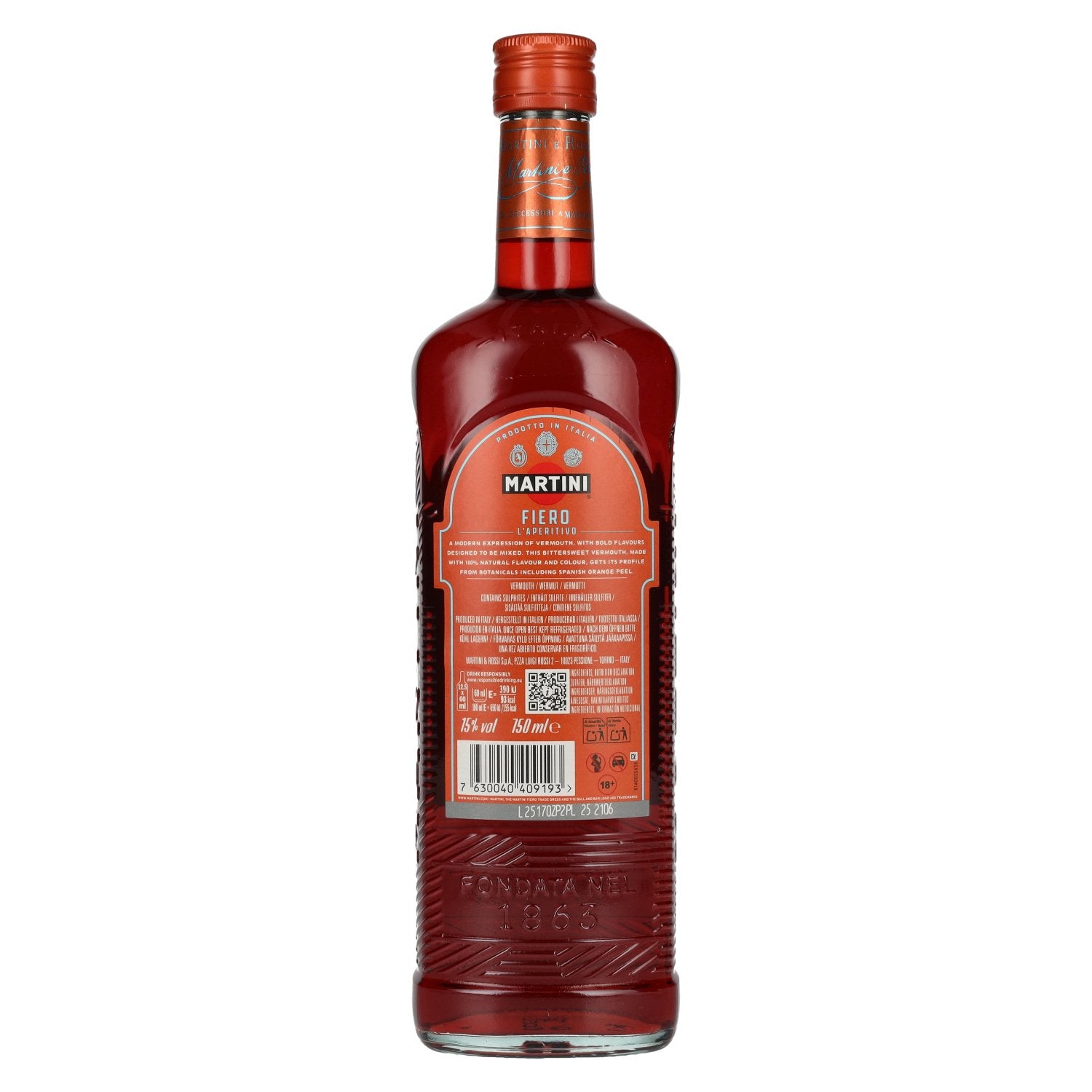 Martini L'Aperitivo FIERO 15% Vol. 0,75l