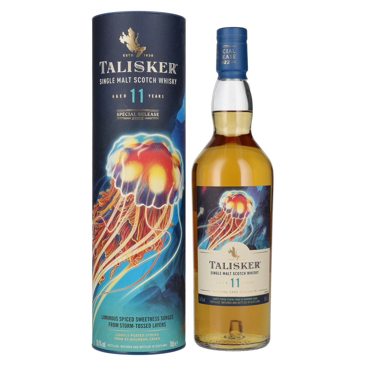 Talisker 11 Years Old Single Malt Special Release 2022 55,1% vol. 0,7 l in geschenkverpakking