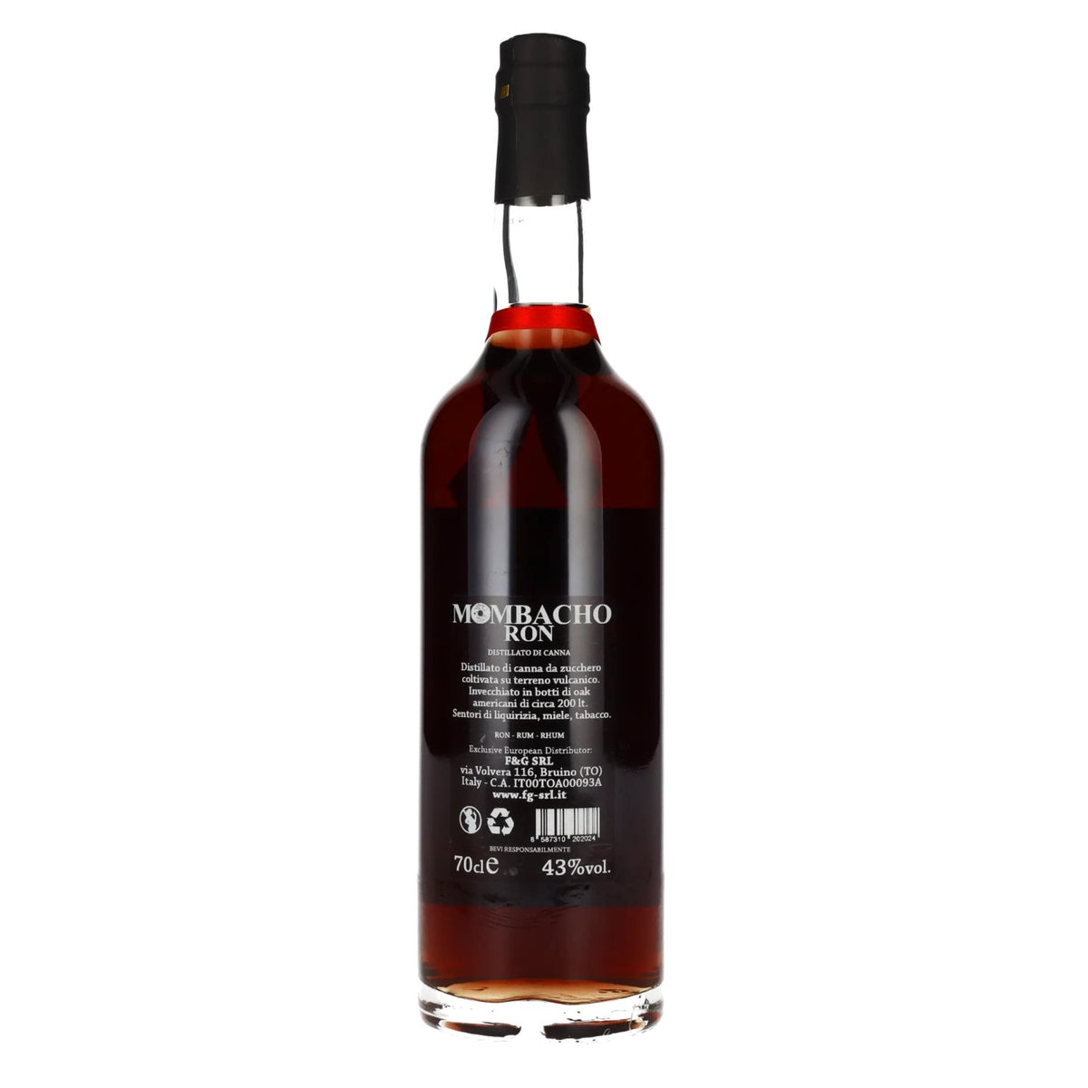 Mombacho Ron 15-Year-Old Gran Reserva Rum 43% ABV 0.7l