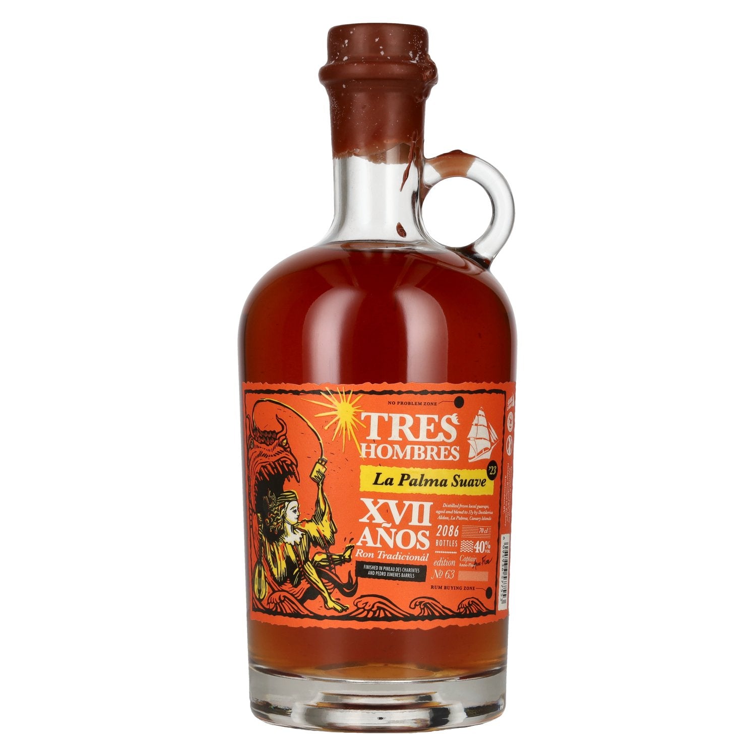 Tres Hombres La Palma Suave 17 Años Old Edition 63 2023 40% Vol. 0,7l