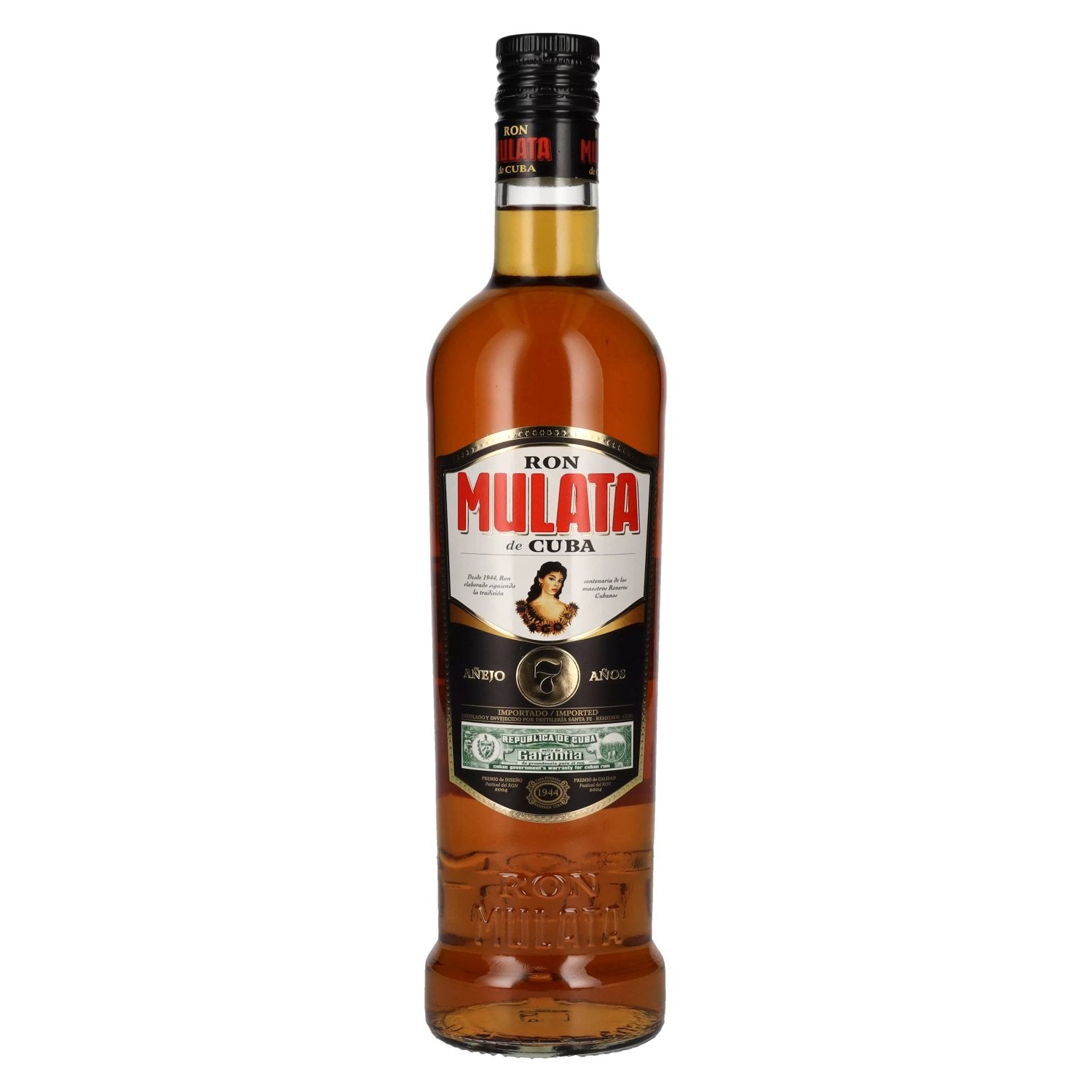 Ron Mulata de Cuba Añejo 7 Años 38% vol. 0,7l