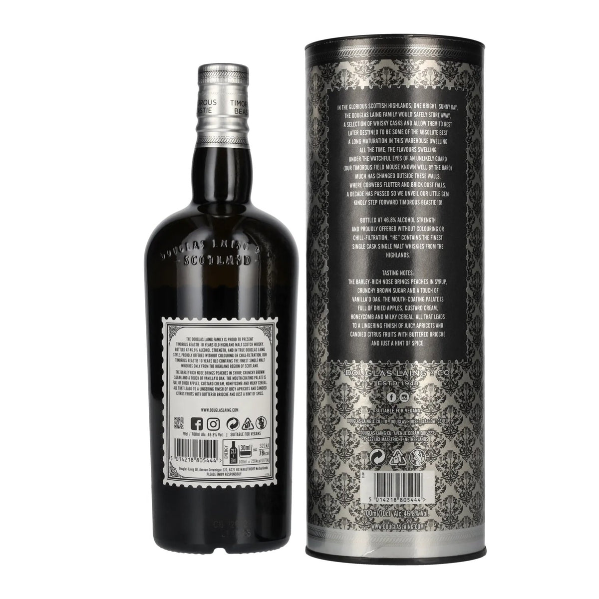 Douglas Laing Timorous Beastie 10 Years Old Small Batch Release 46.8% vol. 0.7 l in a gift box