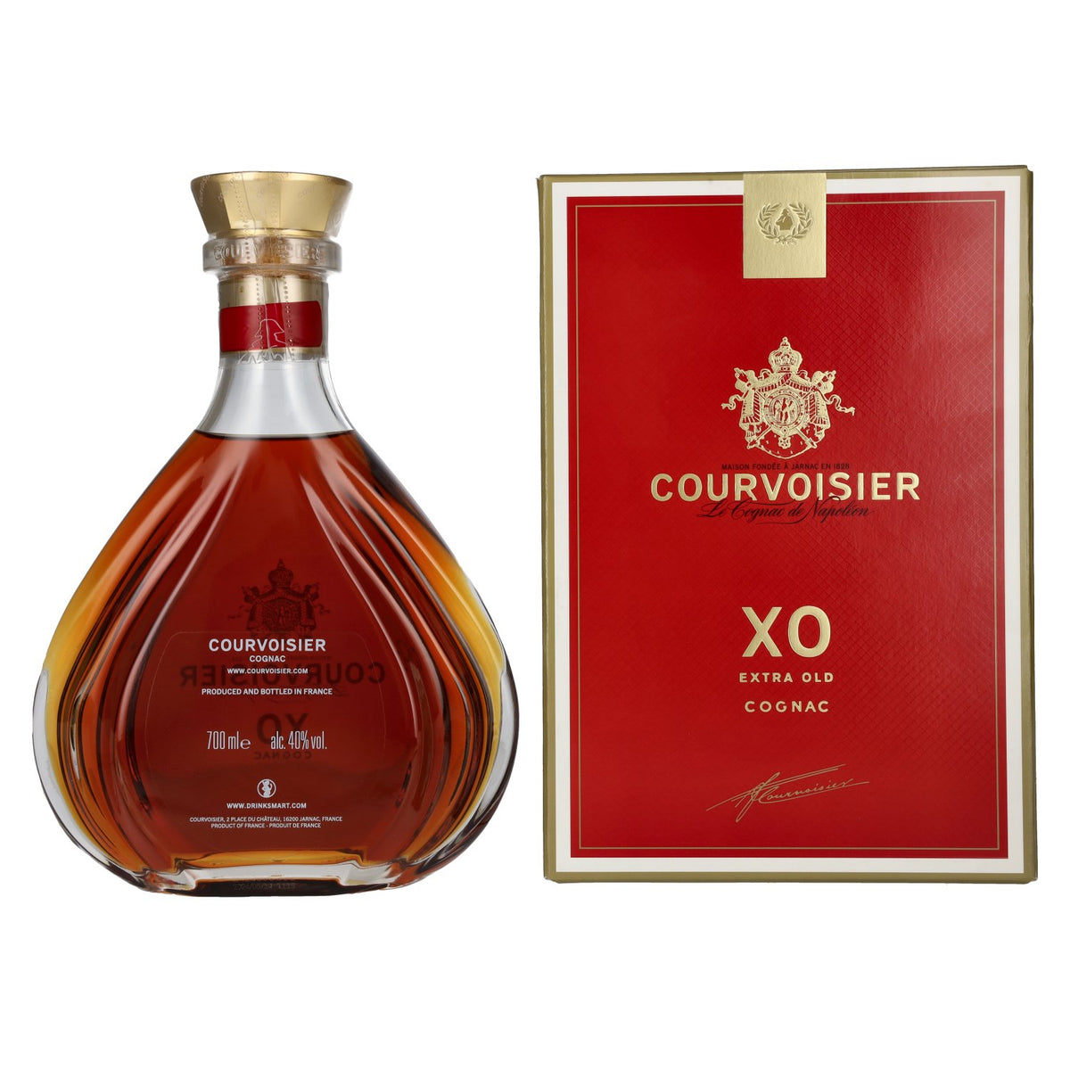 Courvoisier XO Le Cognac de Napoléon 40% Vol. 0,7l in Geschenkbox