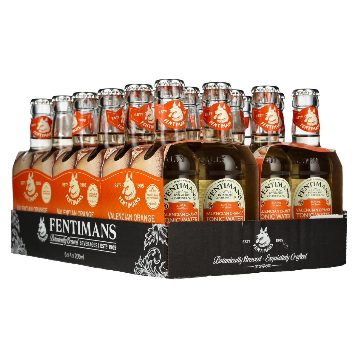 Eau tonique Fentimans VALENCIAN ORANGE, 6 x 4 x 0,2 l