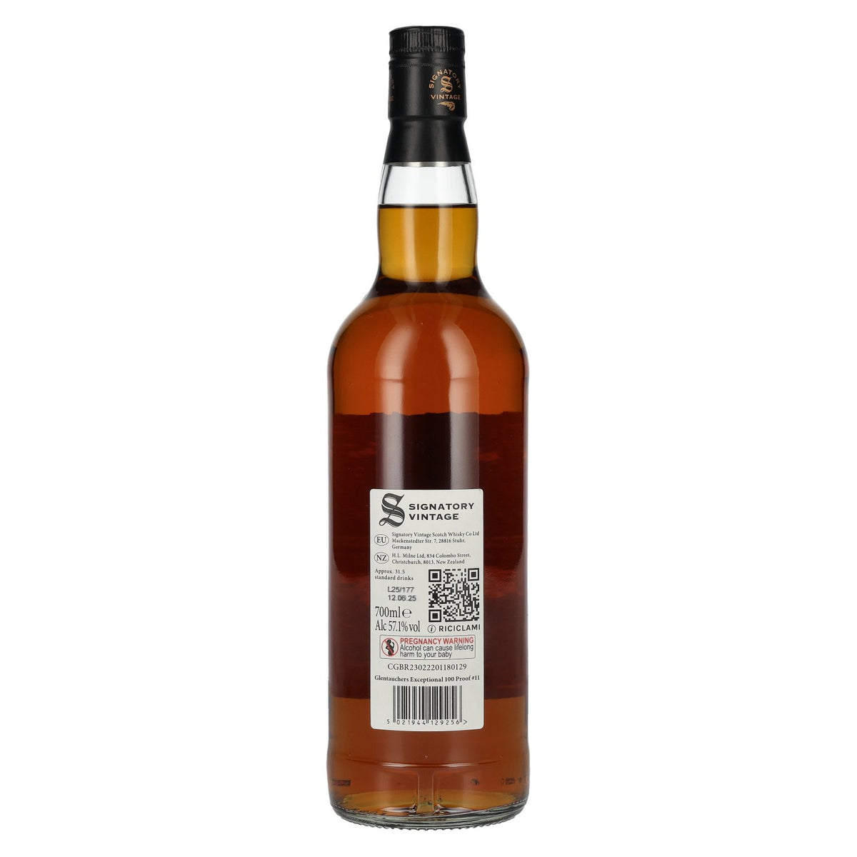Signatory Vintage 100 Proof Edition Glentauchers 16 Years Old Single Malt #11 2009 57.1% vol. 0.7l