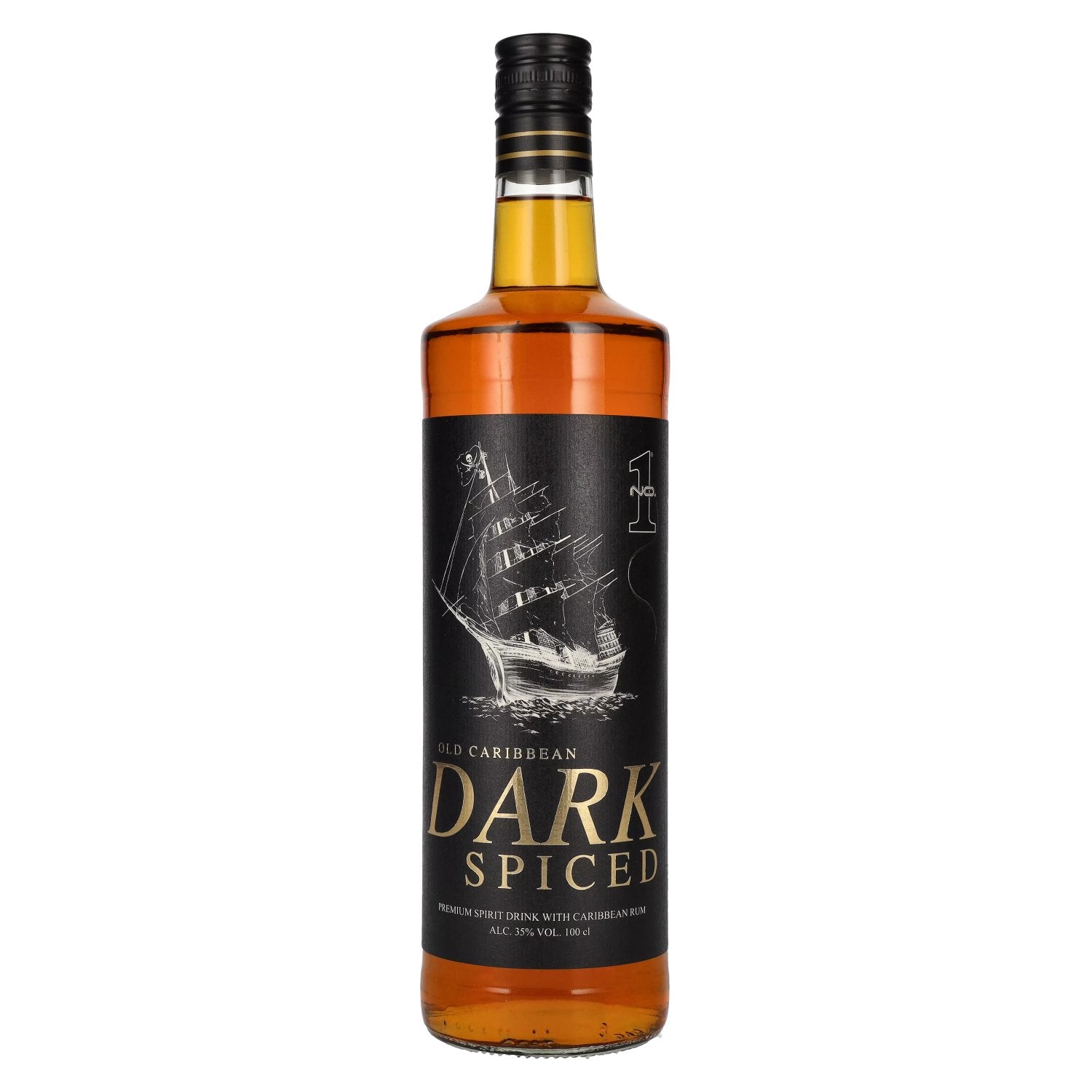 Nr.1 Oud Caribisch DARK SPICED 35% Vol. 1l