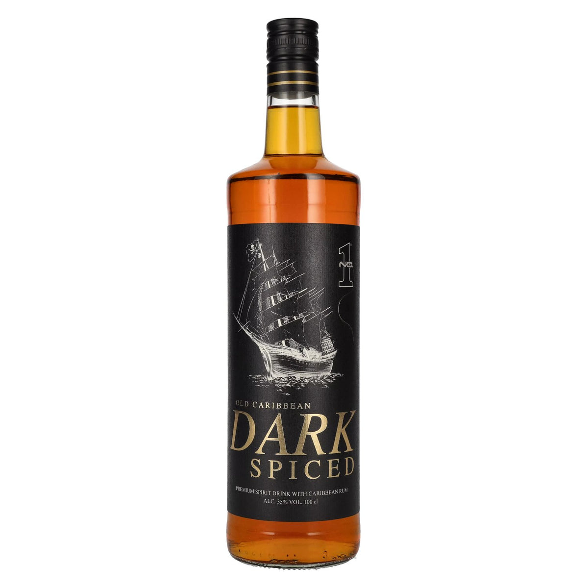 No. 1 Old Caribbean DARK SPICED 35% vol. 1 litre