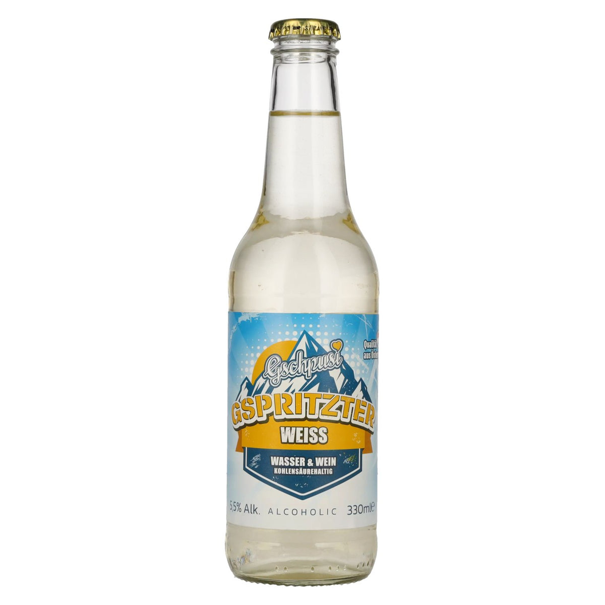 Gschpusi gspritzter weiss 5,5% Vol. 0,33l