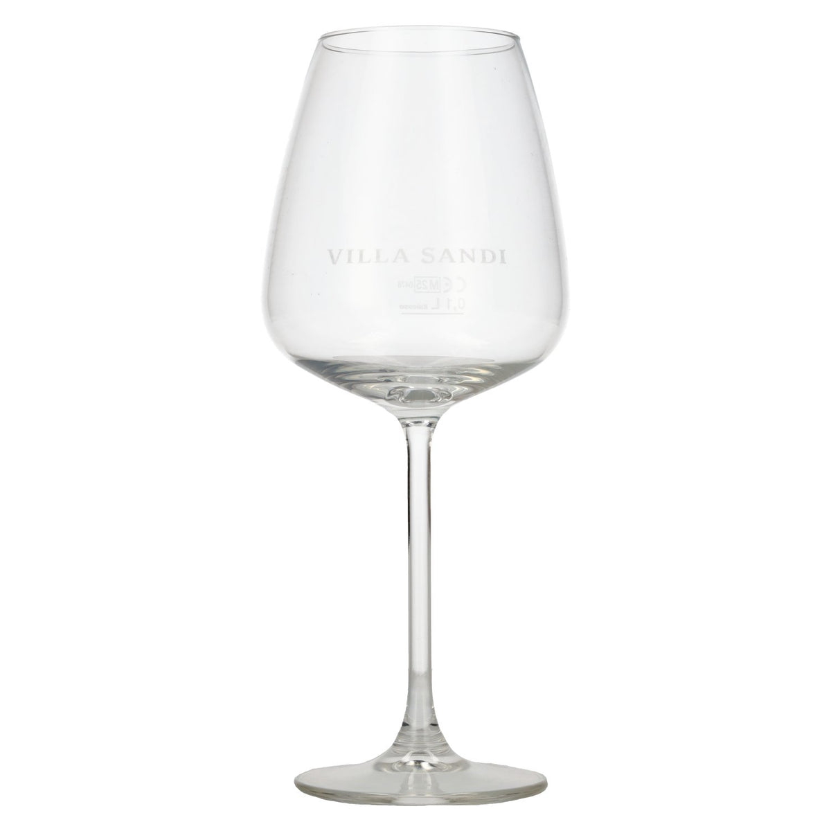 Villa Sandi stemmed glass with calibration 0.1l