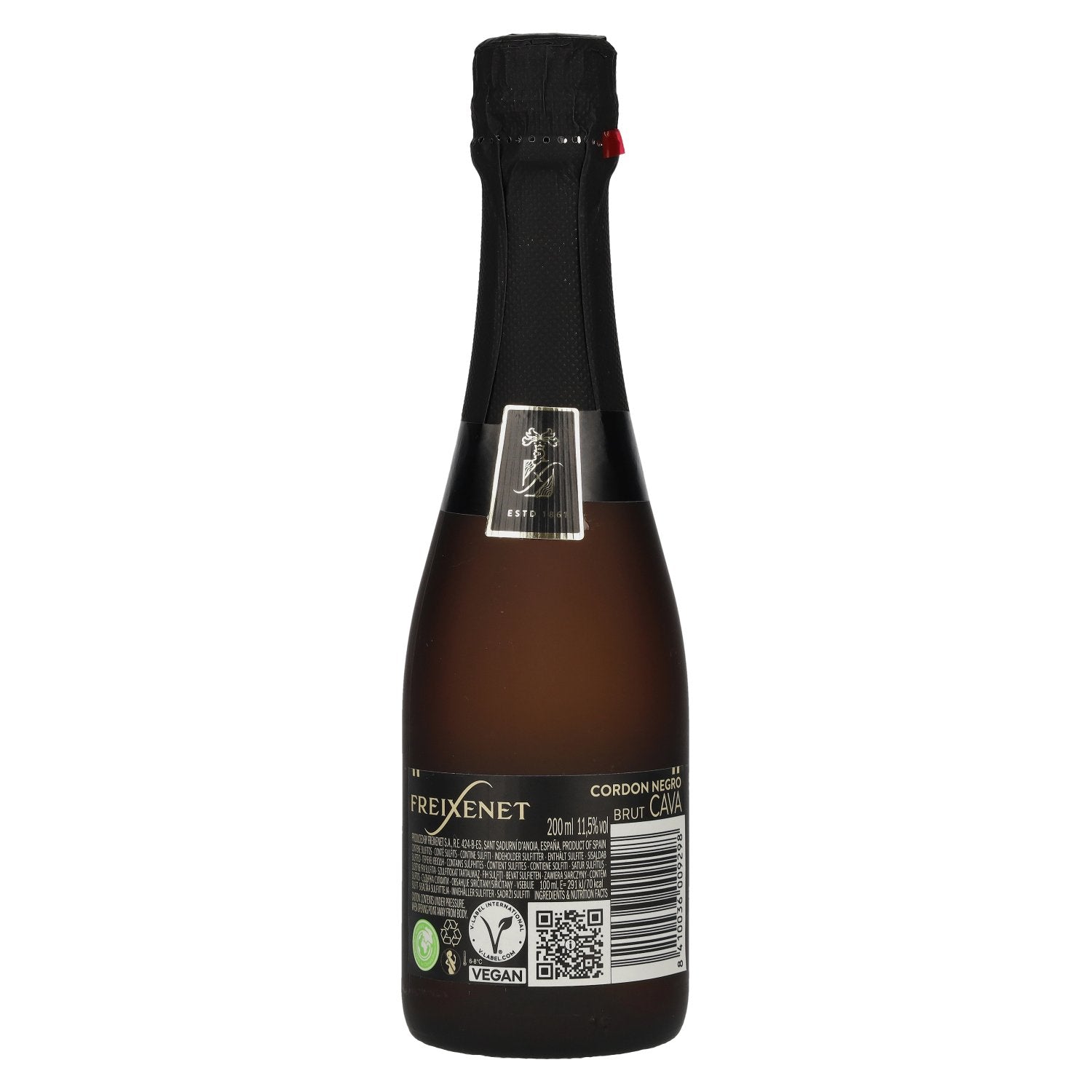 Freixenet CORDON NEGRO Premium Cava Gran Selección Brut 11,5% Vol. 0,2l