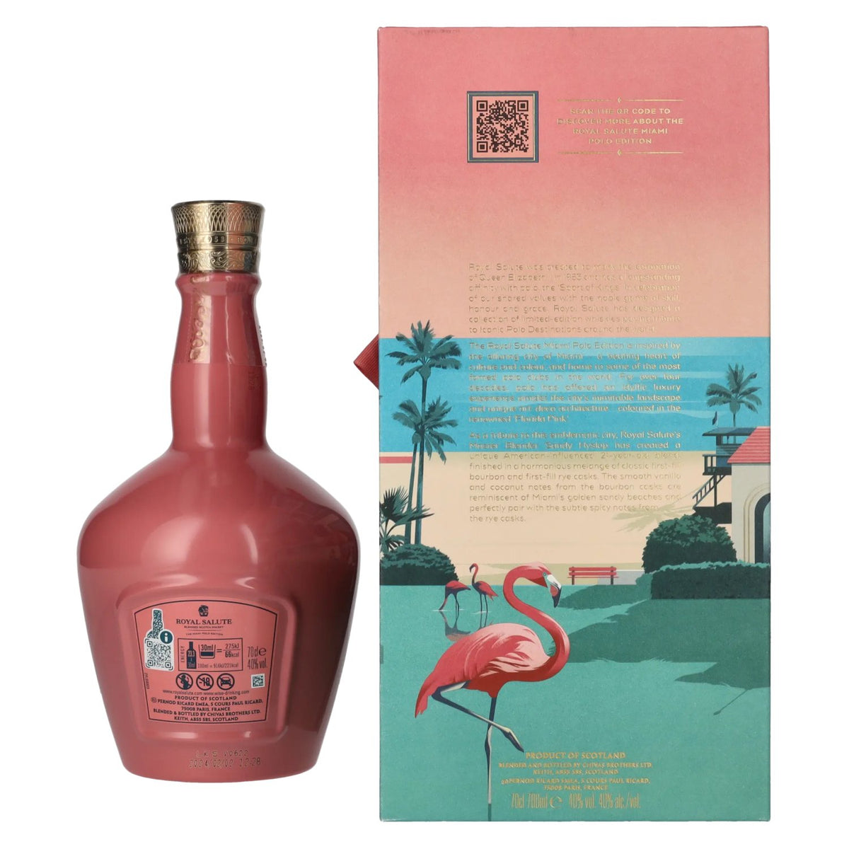 Royal Salute 21 Years Old THE MIAMI POLO EDITION Blended Scotch Whisky 40% Vol. 0,7l in Geschenkbox