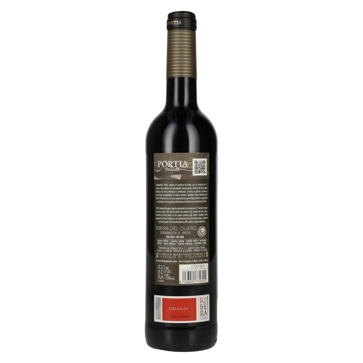 Portia Crianza Ribera del Duero 2022 15% Vol. 0,75l