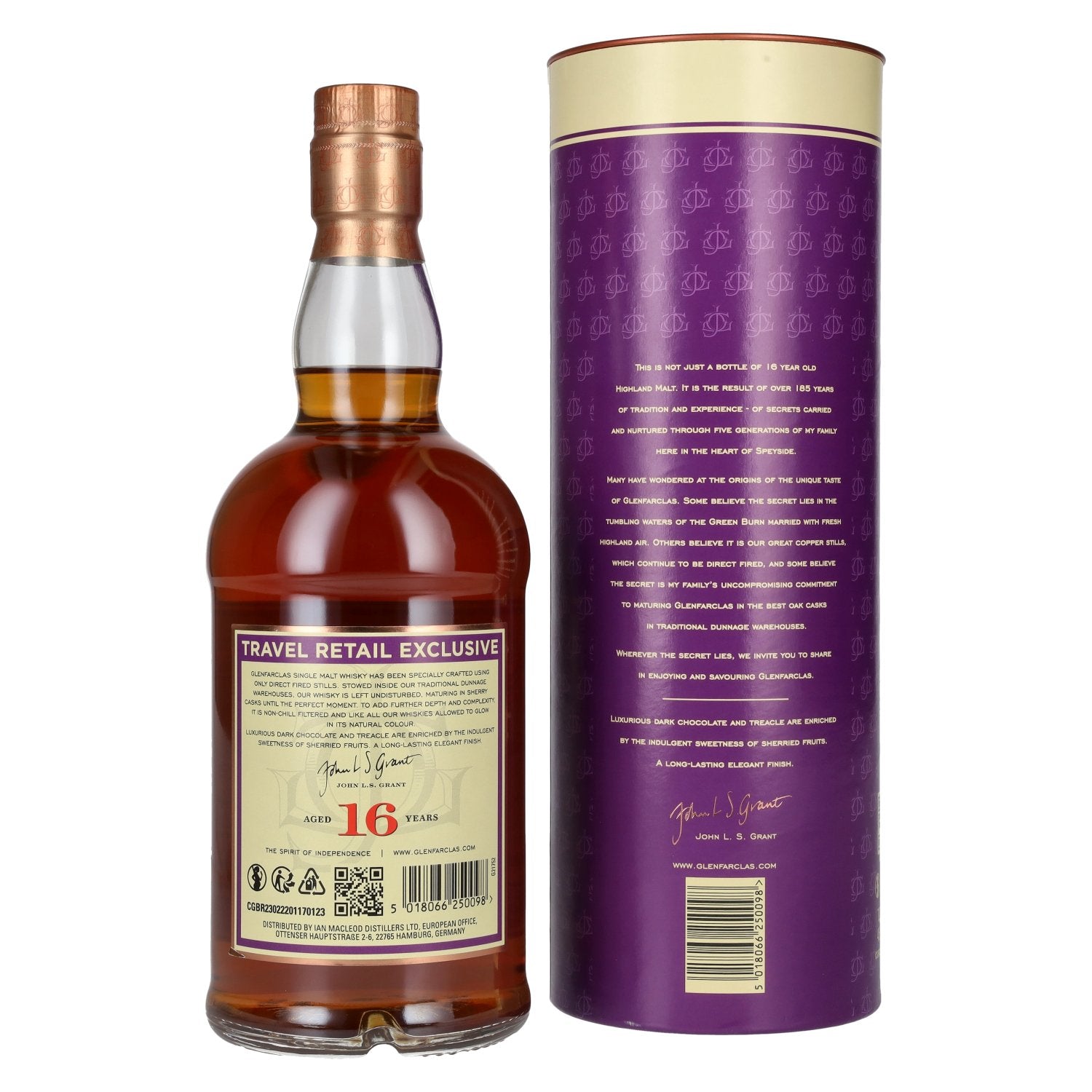 Glenfarclas 16 Years Old Highland Single Malt Scotch Whisky 46% Vol. 0,7l in gift box