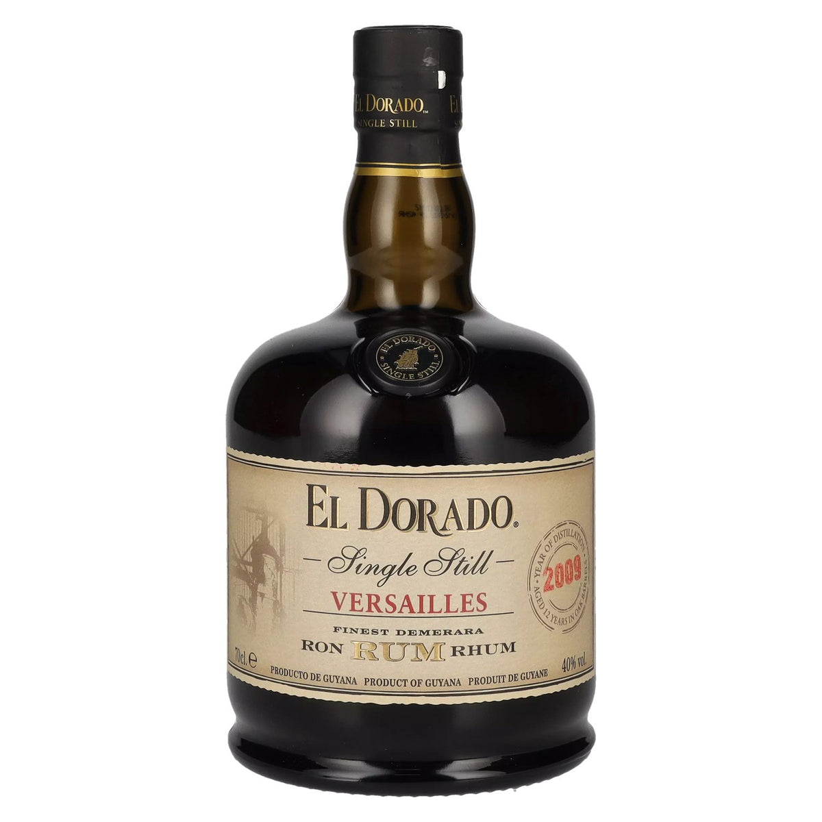 El Dorado VERSAILLES Single Still Finest Demerara Rum 2009 40% Vol. 0,7l