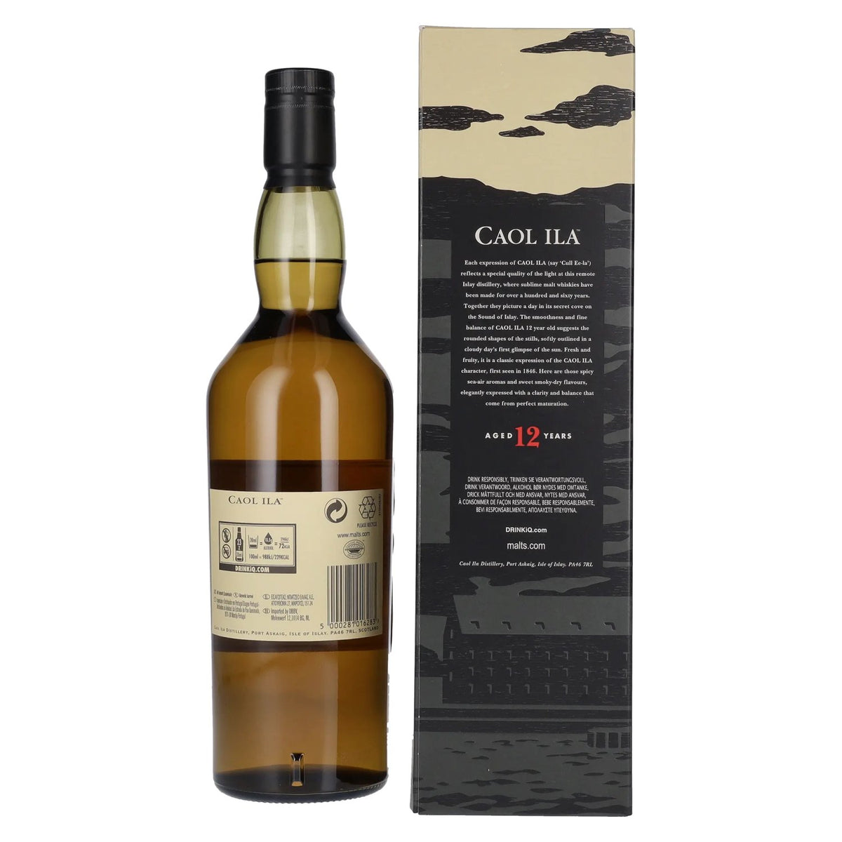 Caol Ila 12 Years Old Islay Single Malt 43% Vol. 0,7l in Geschenkbox