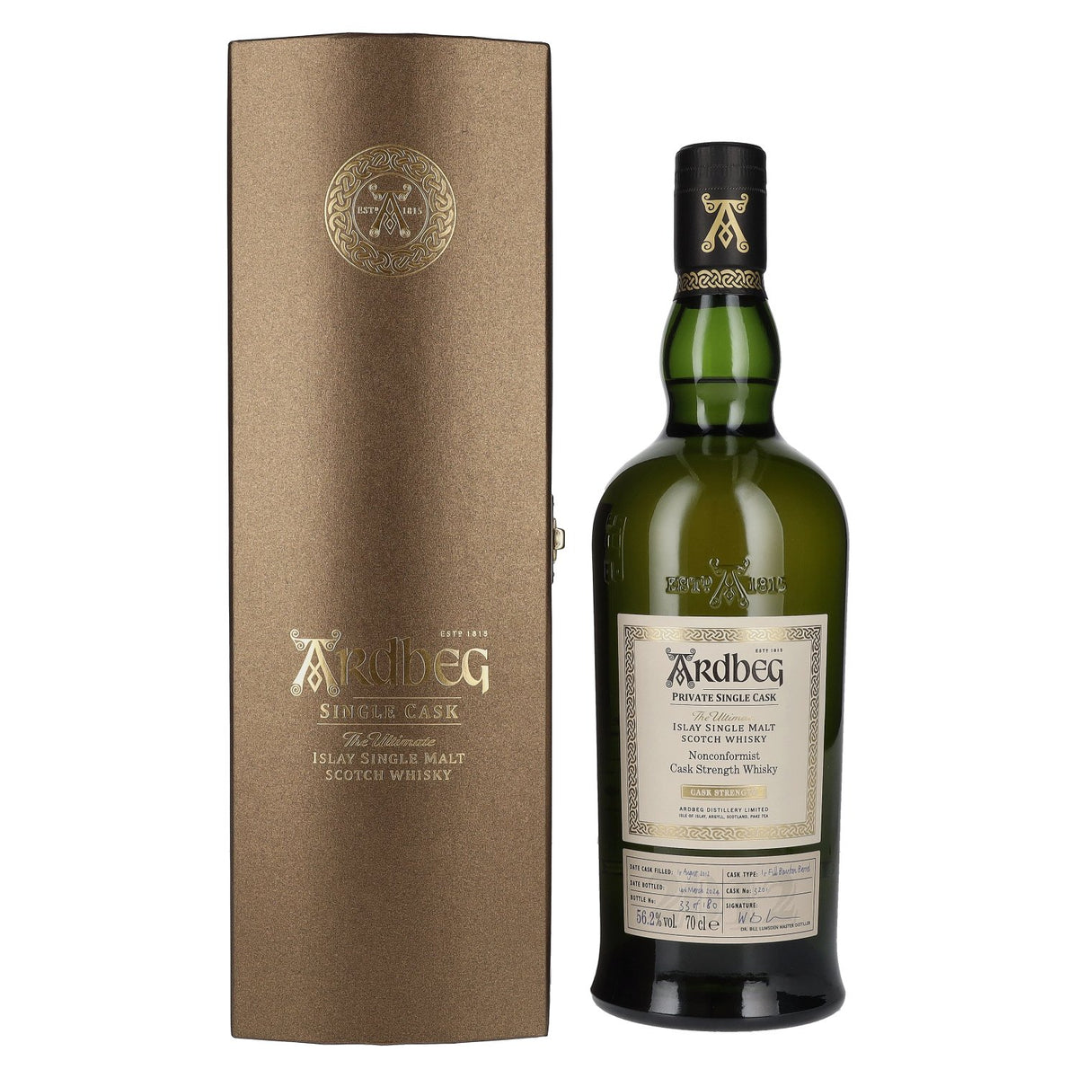 Ardbeg The Ultimate Private Single Cask No. 3201 56,2% Vol. 0,7l in gift box