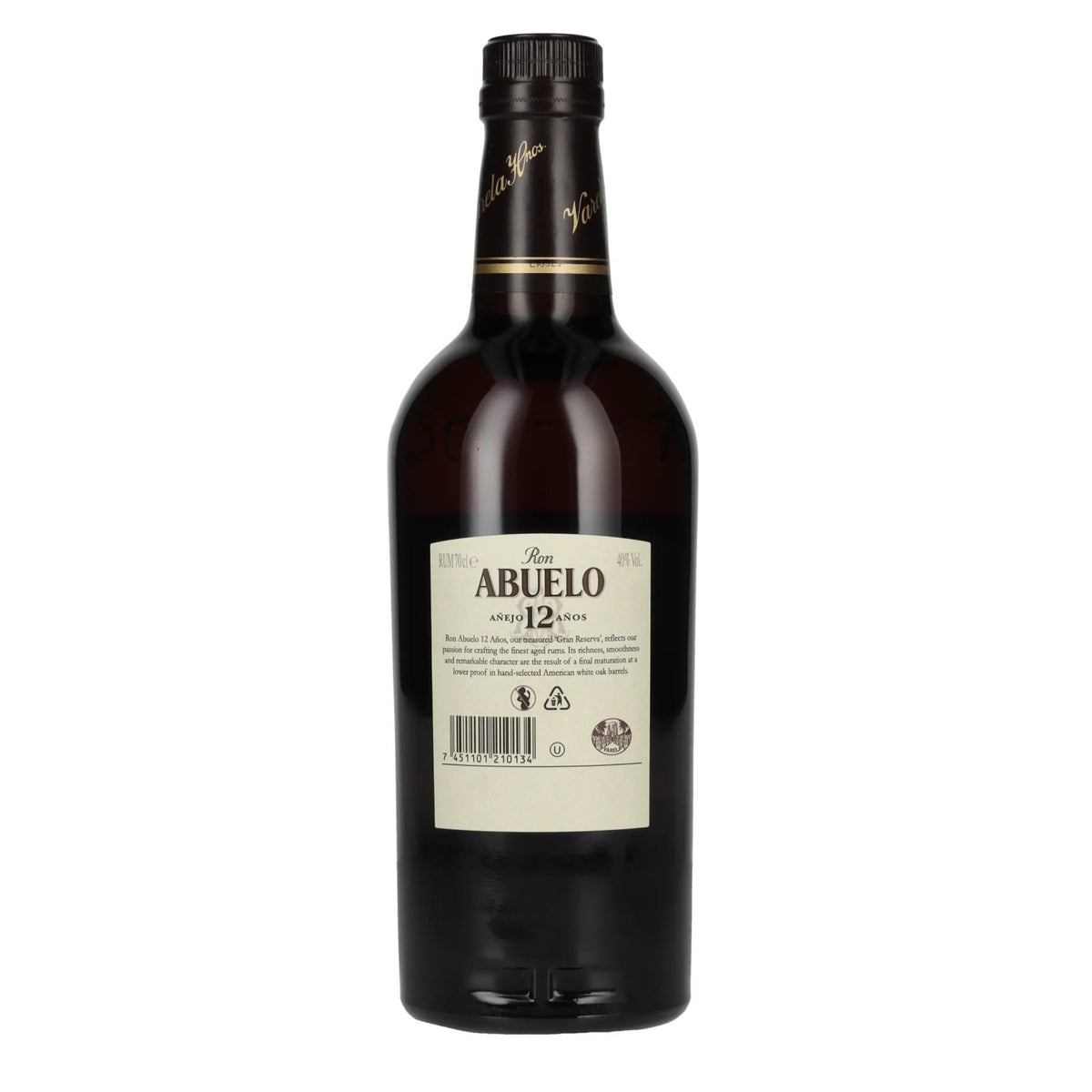Ron Abuelo Añejo 12 jaar 40% vol. 0,7 l