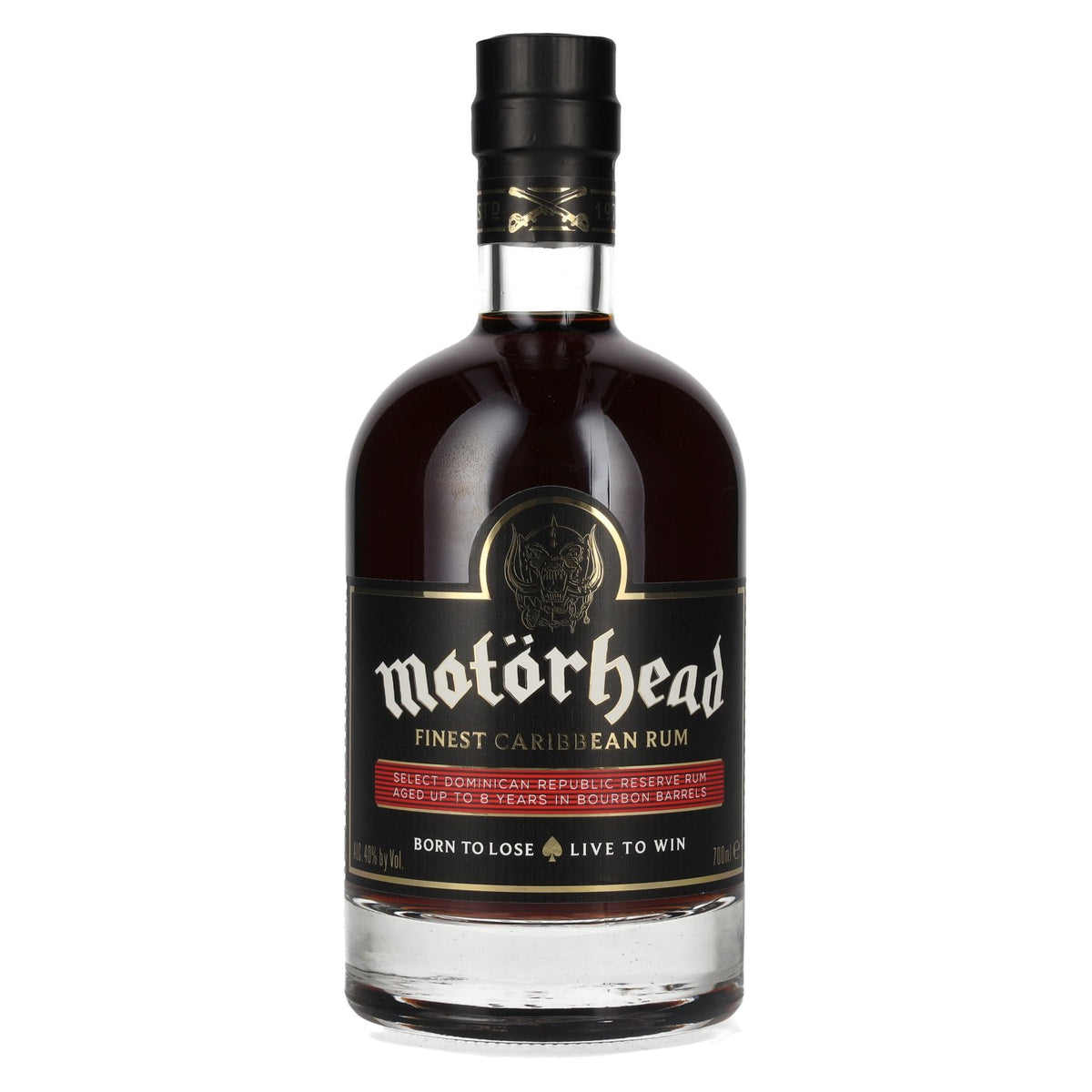 Motörhead Finest Caribbean Rum 40 % vol. 0,7 l