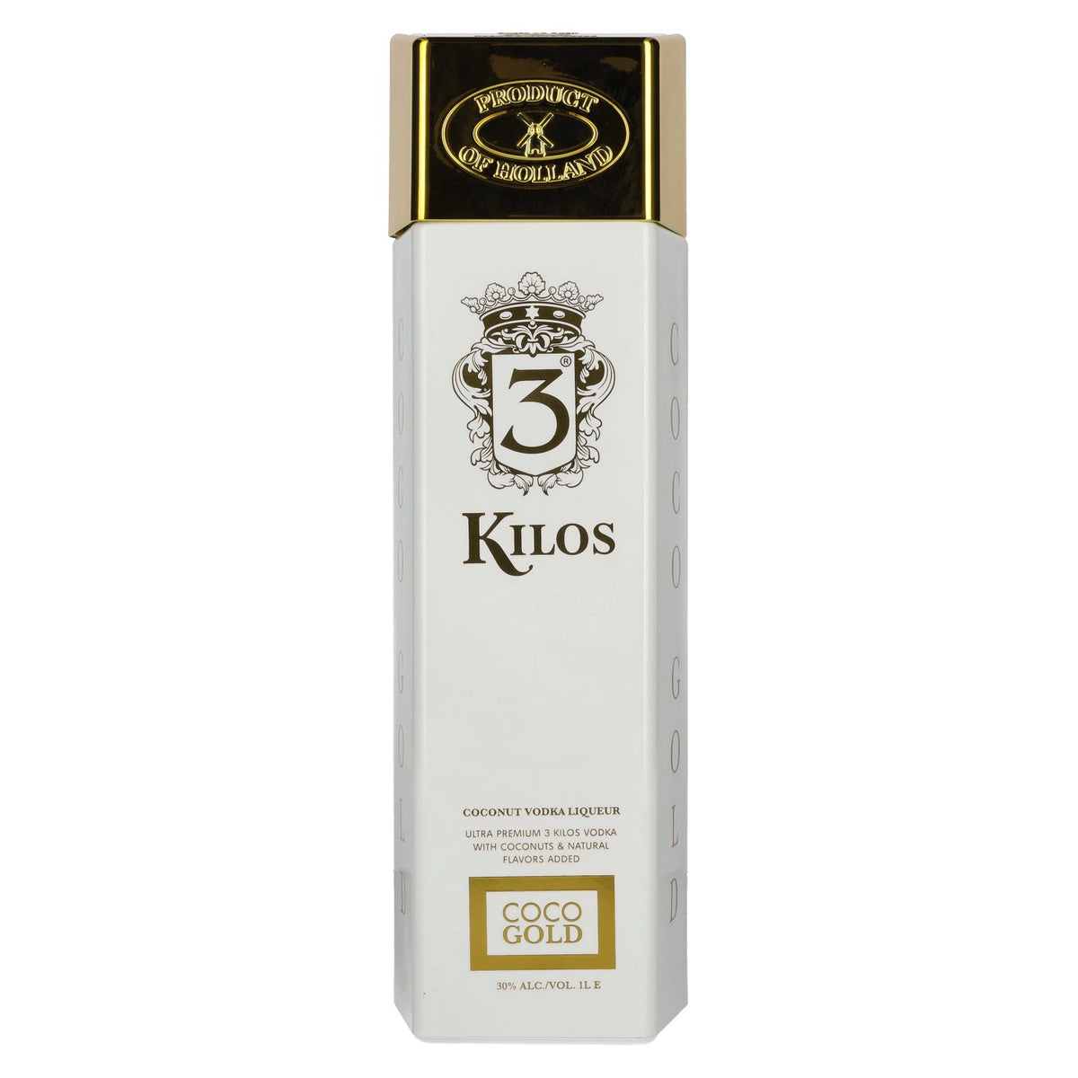 3 kilo COCO GOLD Kokoswodka 30% Vol. 1l