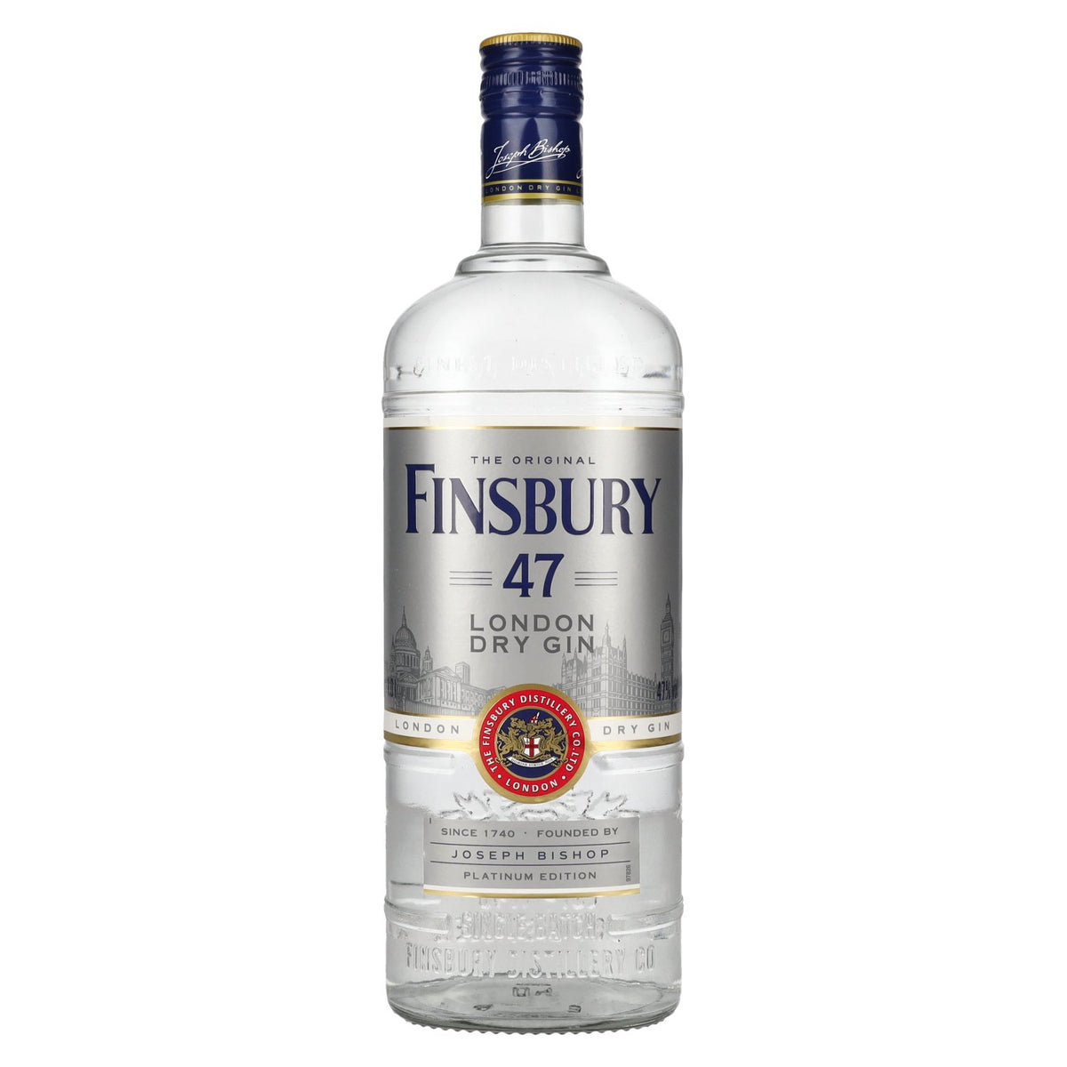 Finsbury 47 London Dry Gin Platinum Edition 47% vol. 1 litre